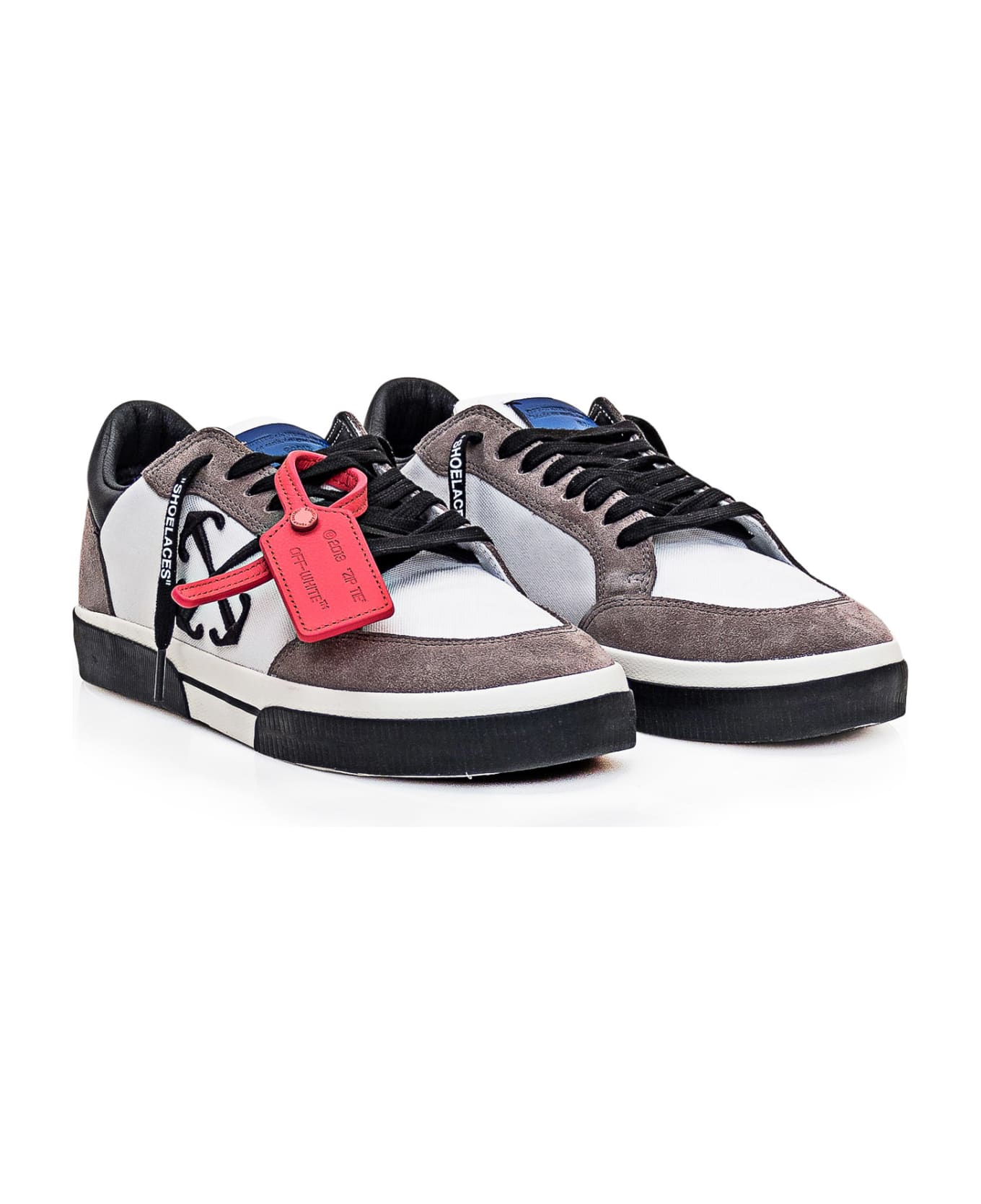 Off-White New Low Vulcanized Sneakers - WHITE BLACK BEIGE