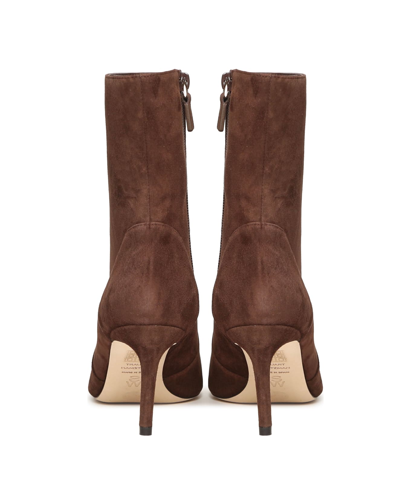 Stuart Weitzman Stuart Power Suede Ankle Boot - Walnut