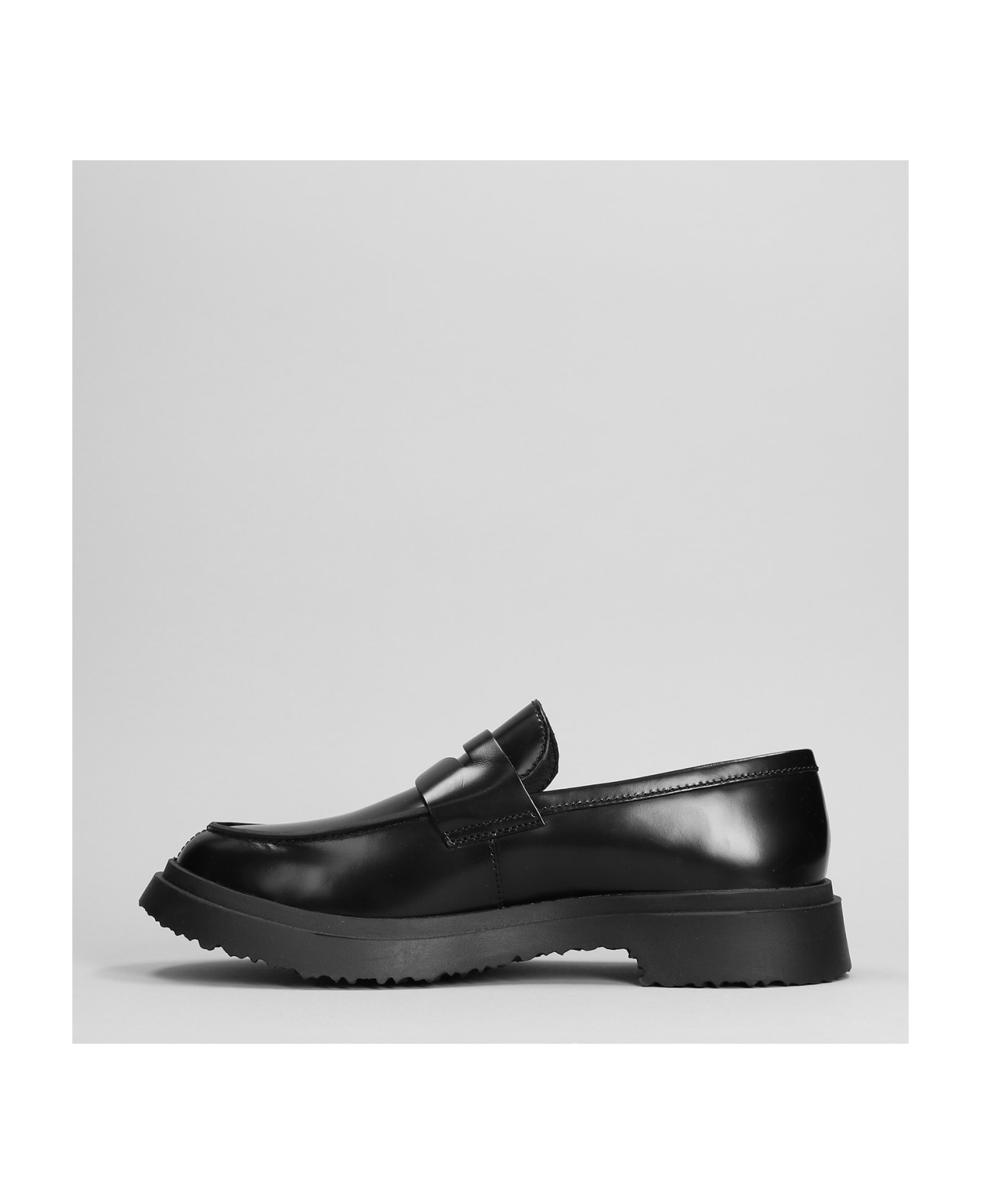 Camper Walden Loafers In Black Leather - Black