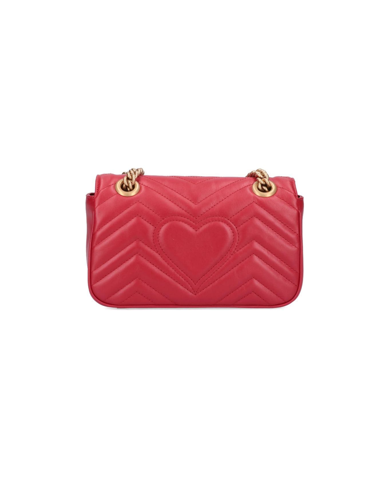 Gucci 'gg Marmont' shoulder Bag - Red