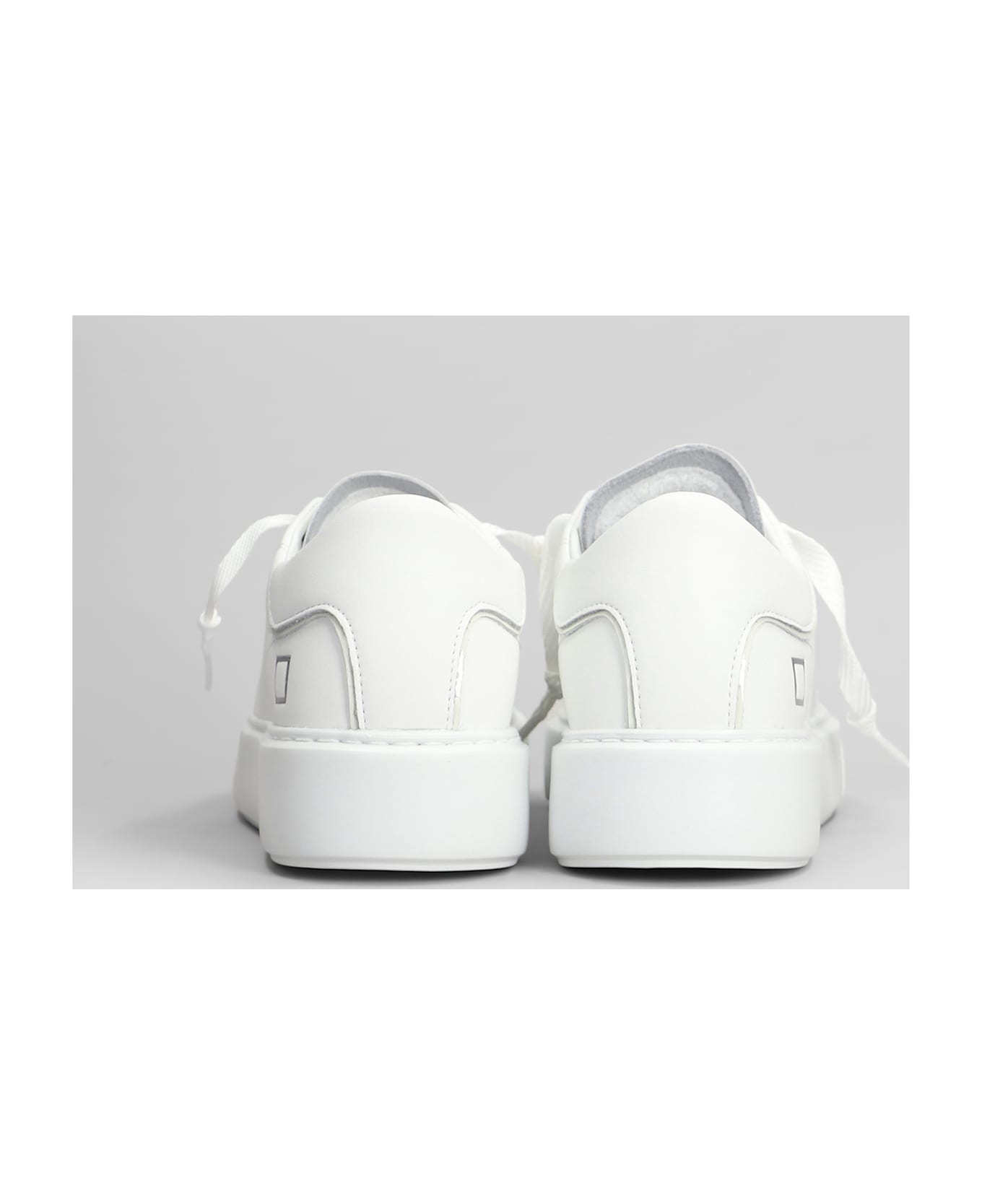 D.A.T.E. Sfera Sneakers In White Leather - White