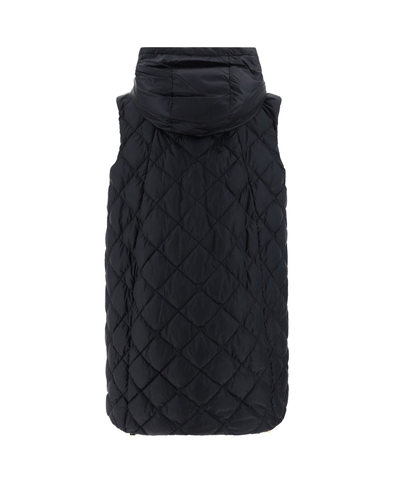Max Mara The Cube Quilted Down Vest - Nero