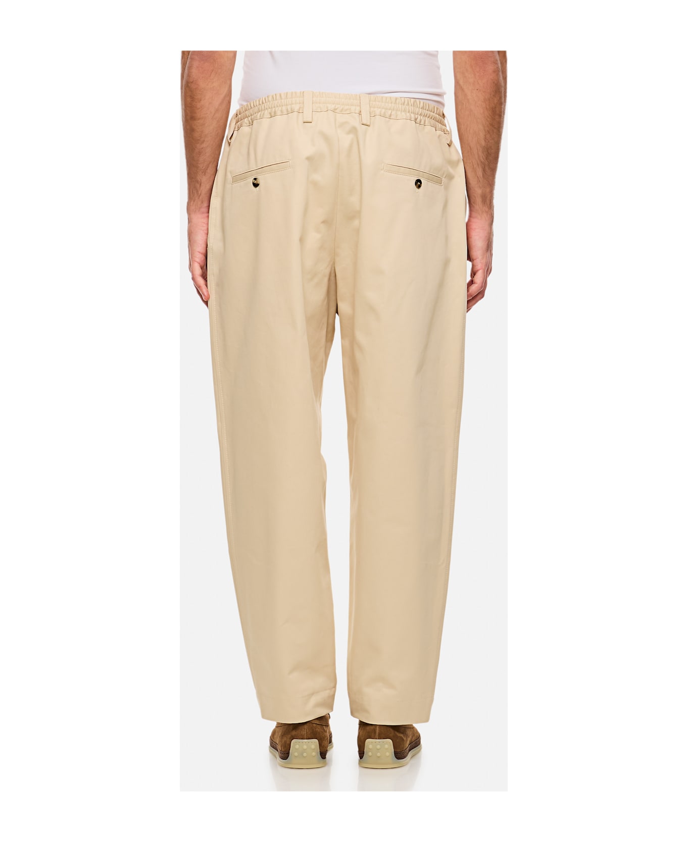 Marni Cropped Pants - Beige ボトムス