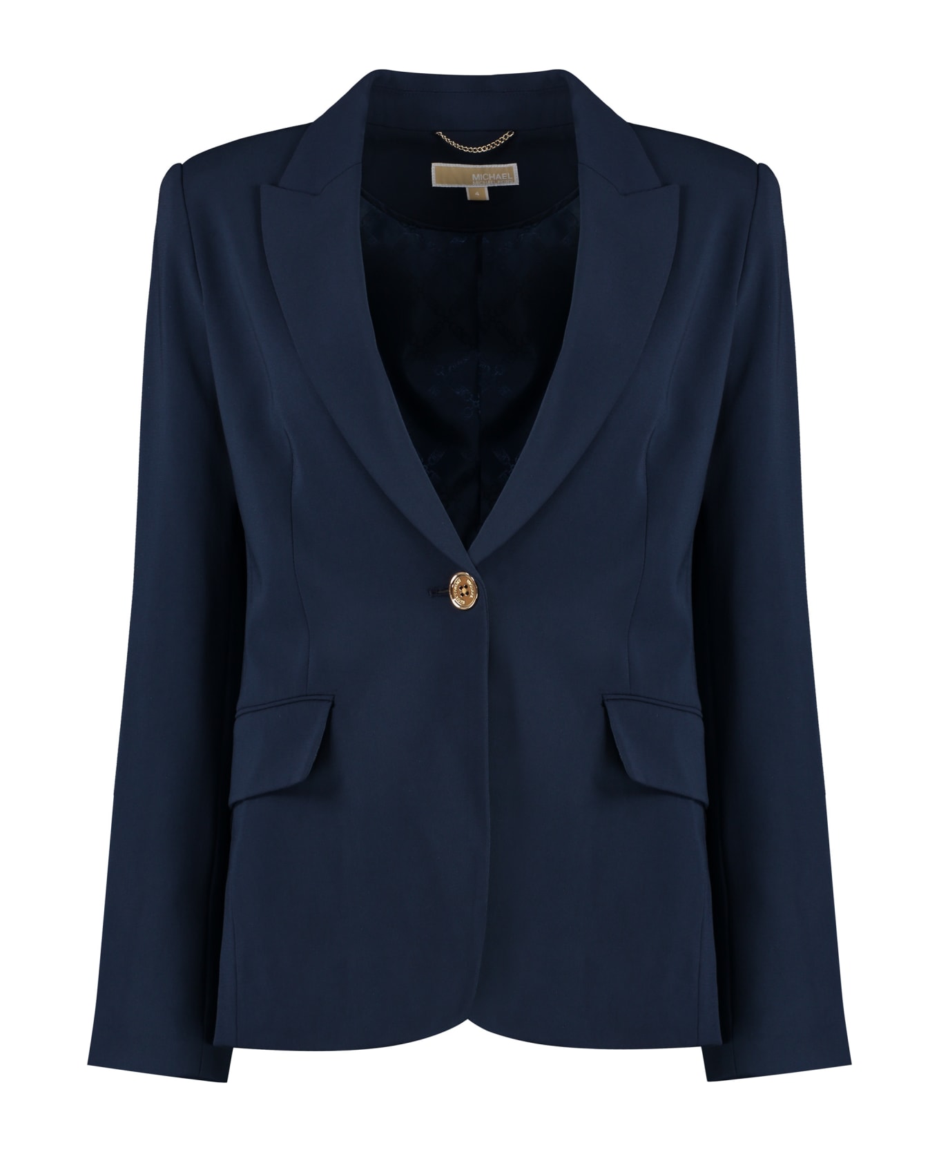 Michael Kors Single-breasted One Button Jacket - blue