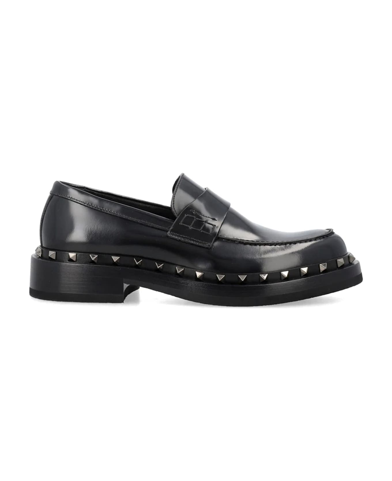 Valentino Garavani Garavani Rockstud M-way Loafers - Black