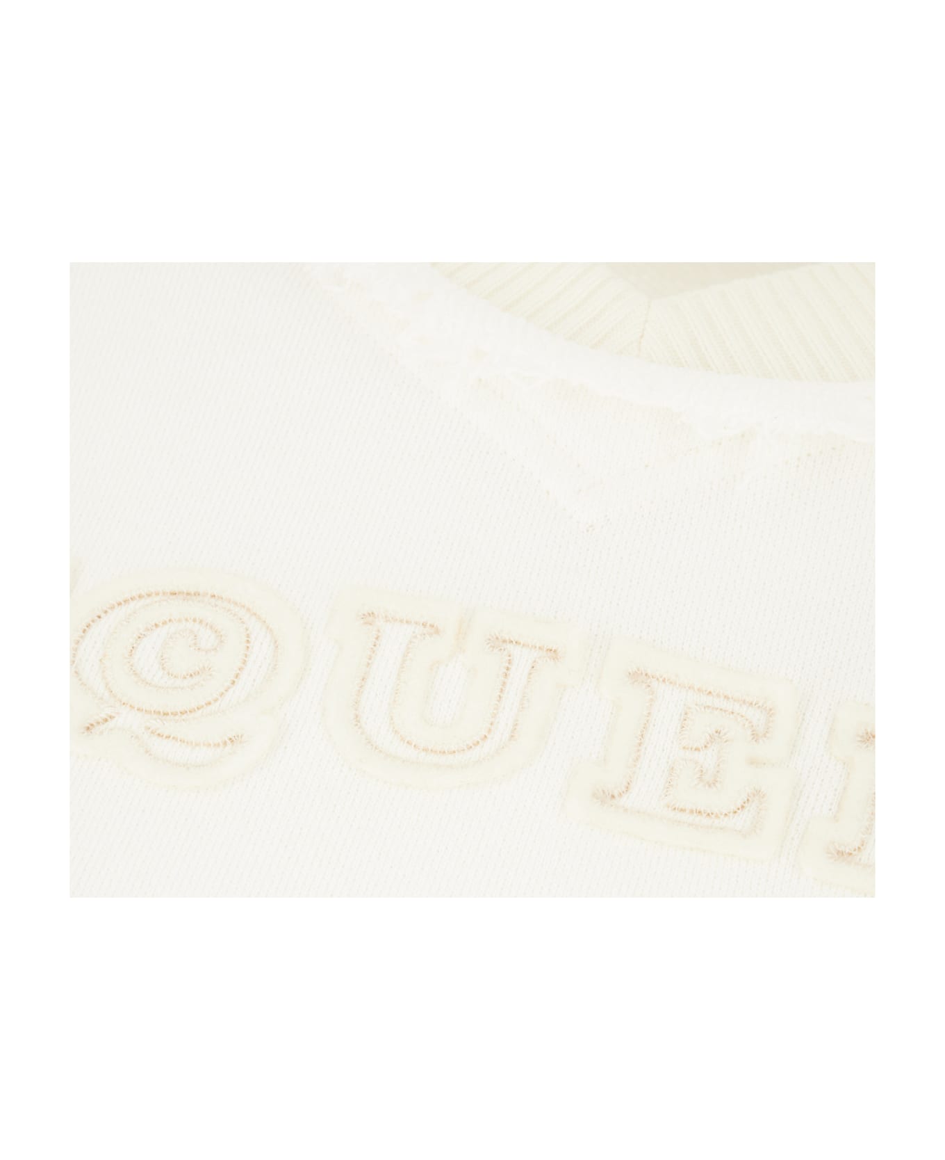 Alexander McQueen Sweatshirt - OPTICAL WHITE