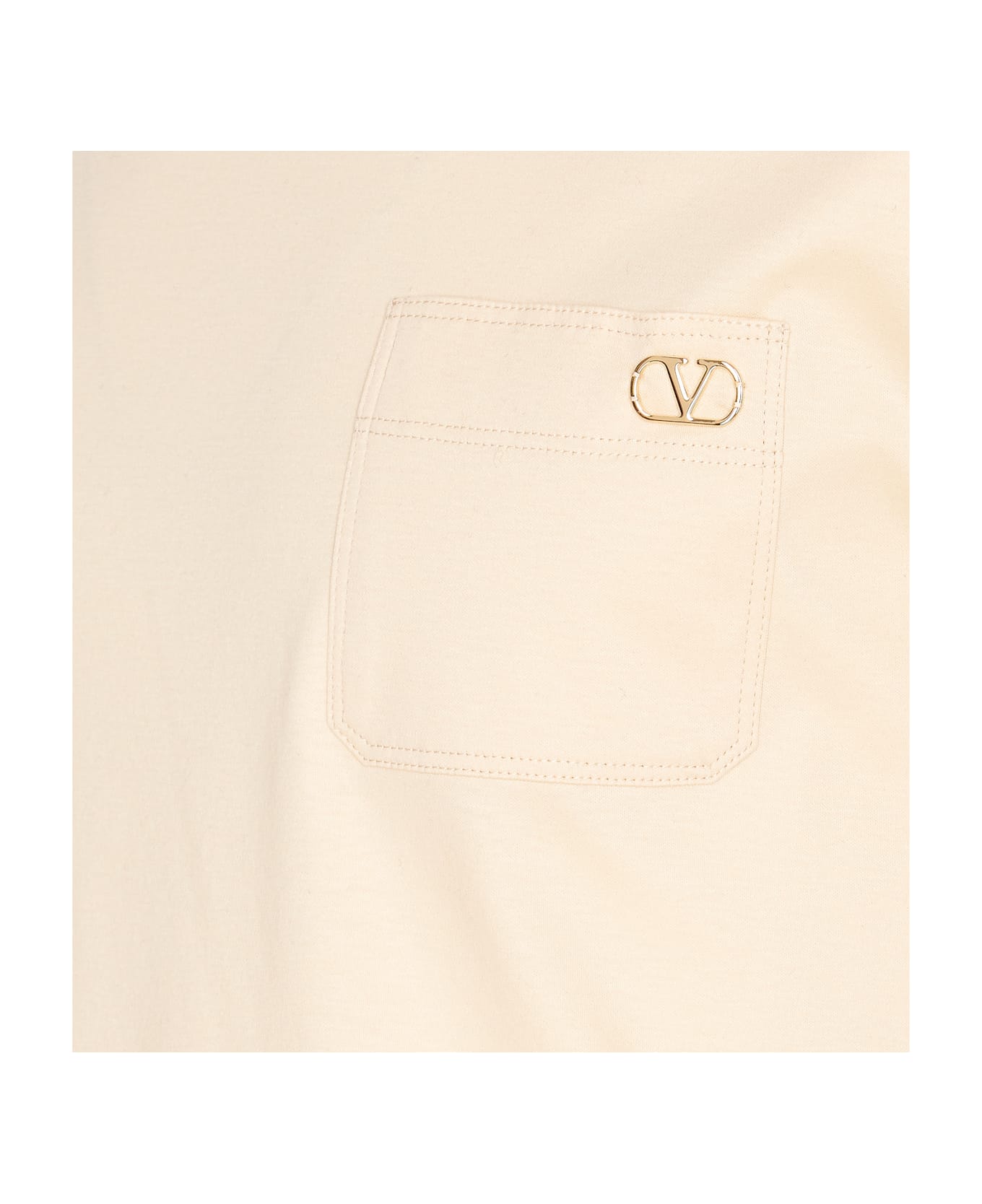 Valentino Garavani Vlogo Signature Logo T-shirt - White