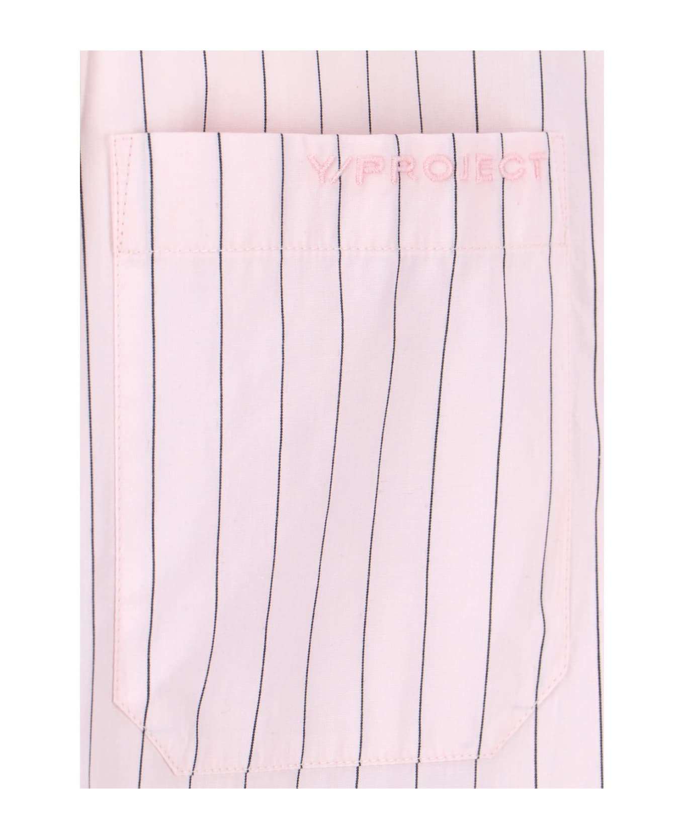 Y/Project Striped Shirt - Pink