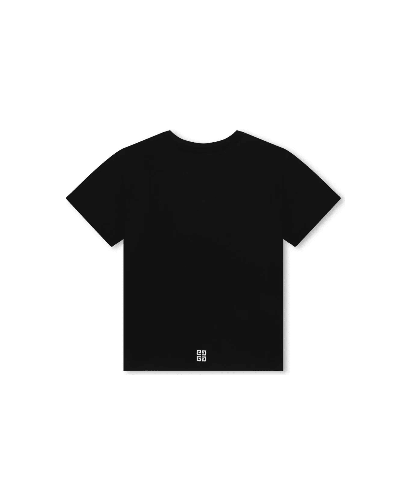 Givenchy Black Givenchy 4g T-shirt - B Nero