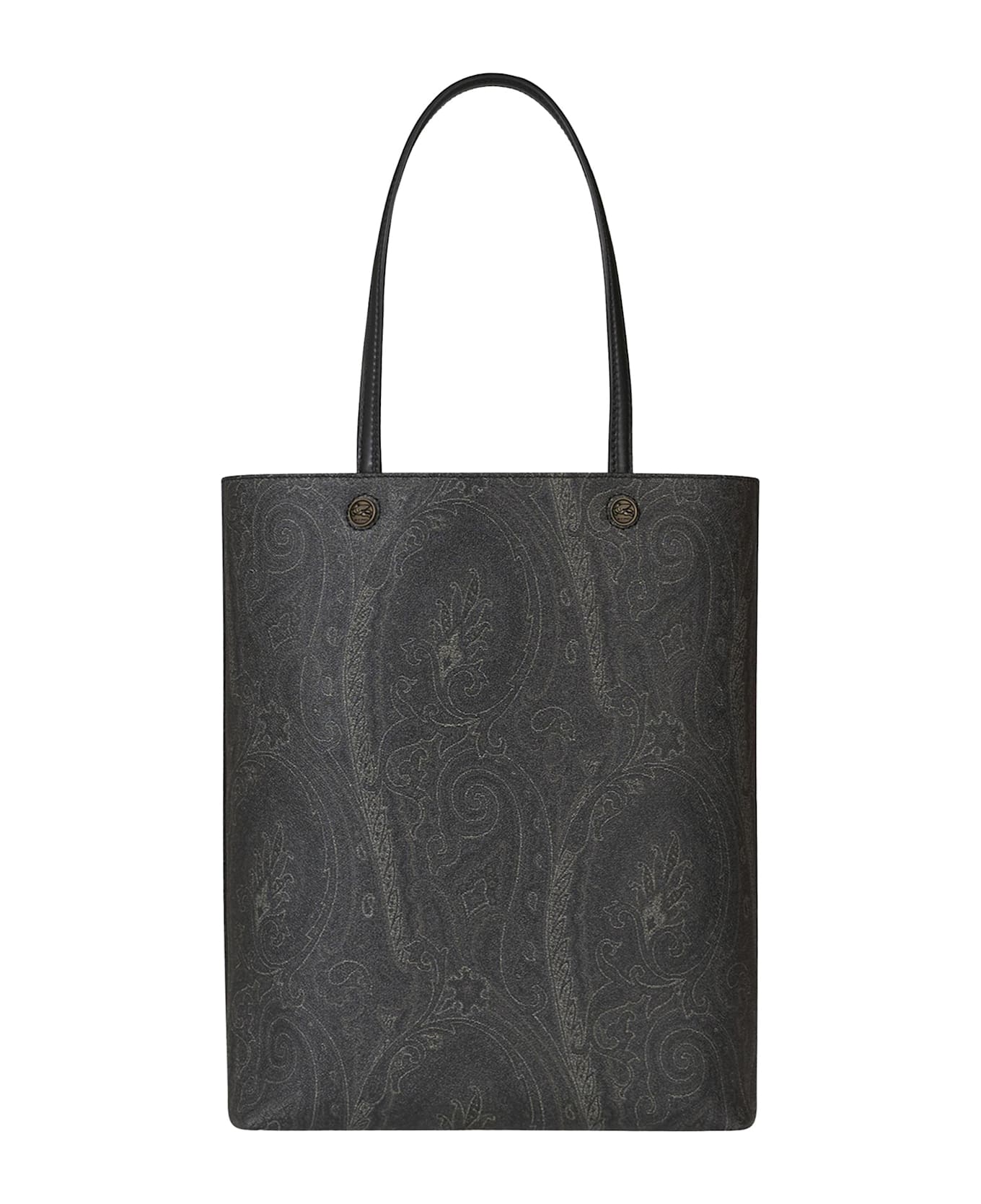 Etro Paisley Medium Tote - Black