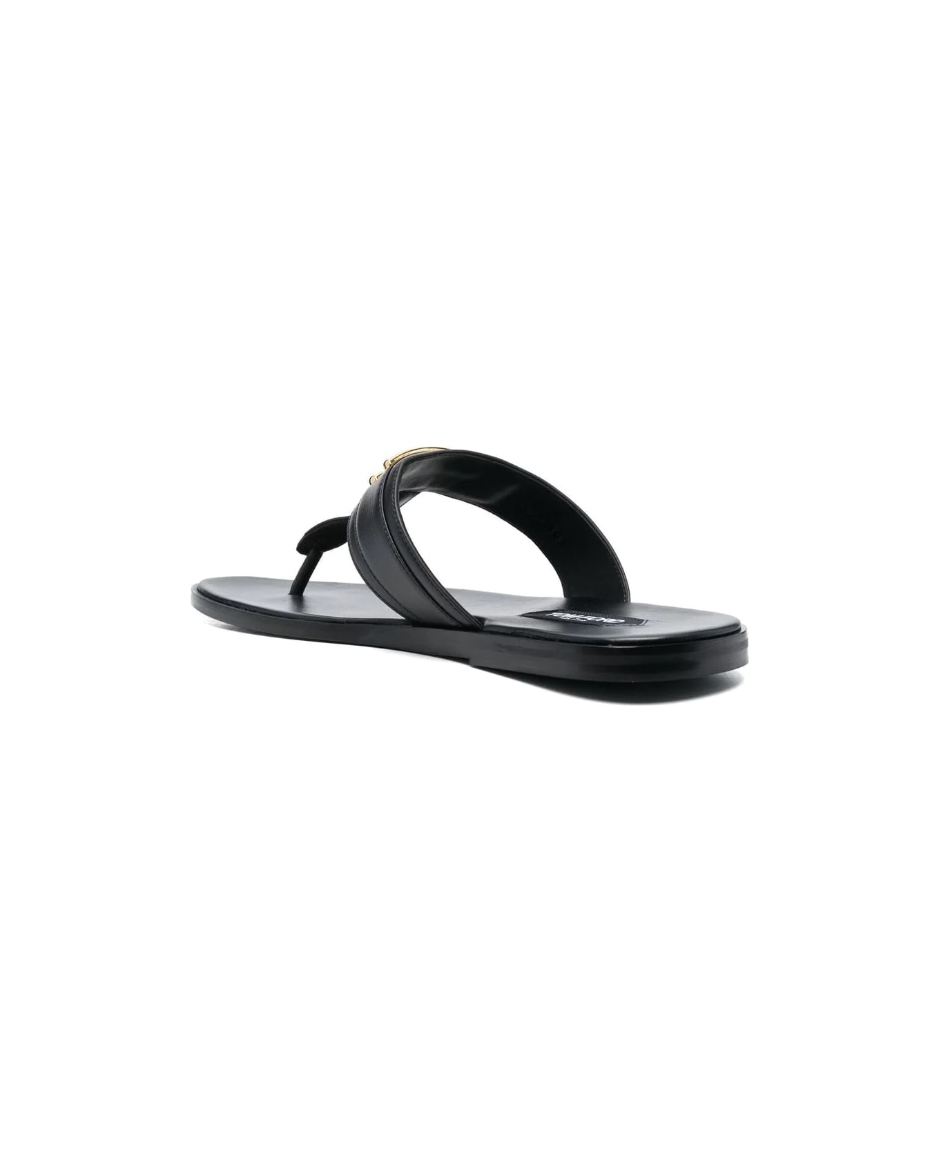 Tom Ford Smooth Leather Sandals - Black