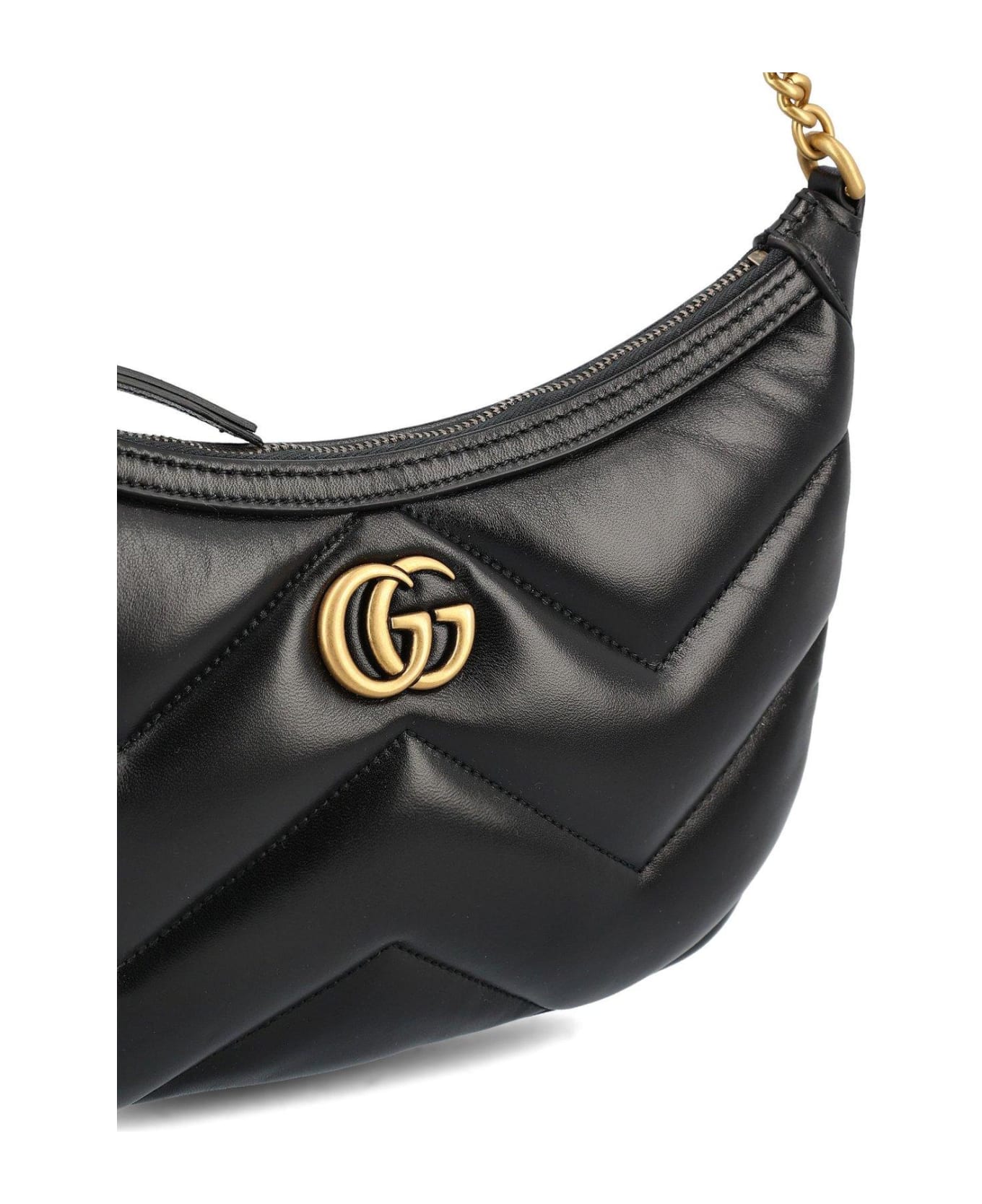 Gucci Gg Marmont Small Shoulder Bag - Black