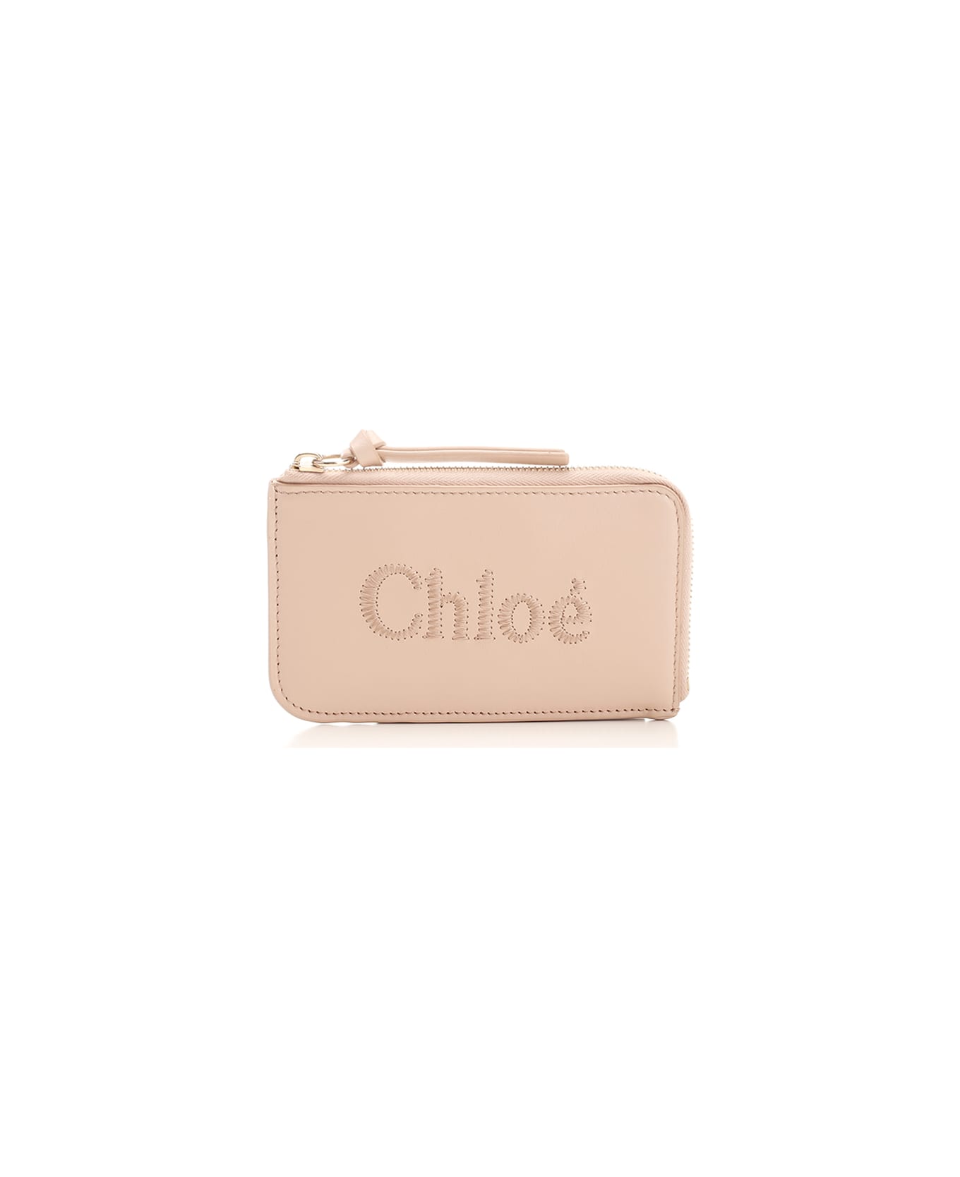 Chloé Zipped Card Holder - Powder 財布