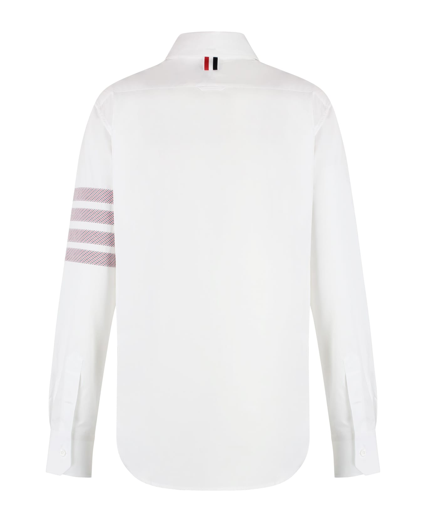 Thom Browne Easy Fit Point Collar Shirt - White
