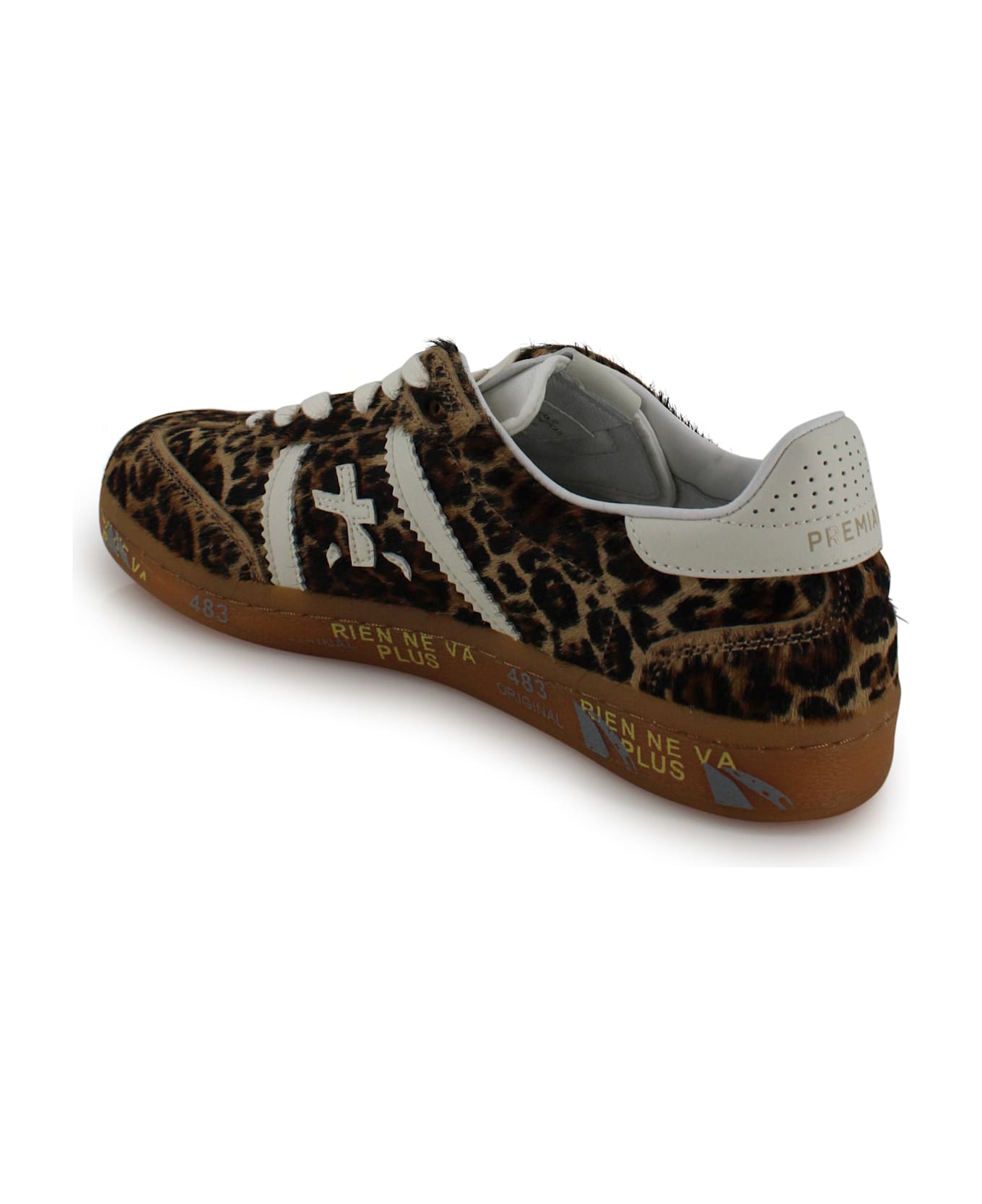 Premiata Leopard Print Sneakers