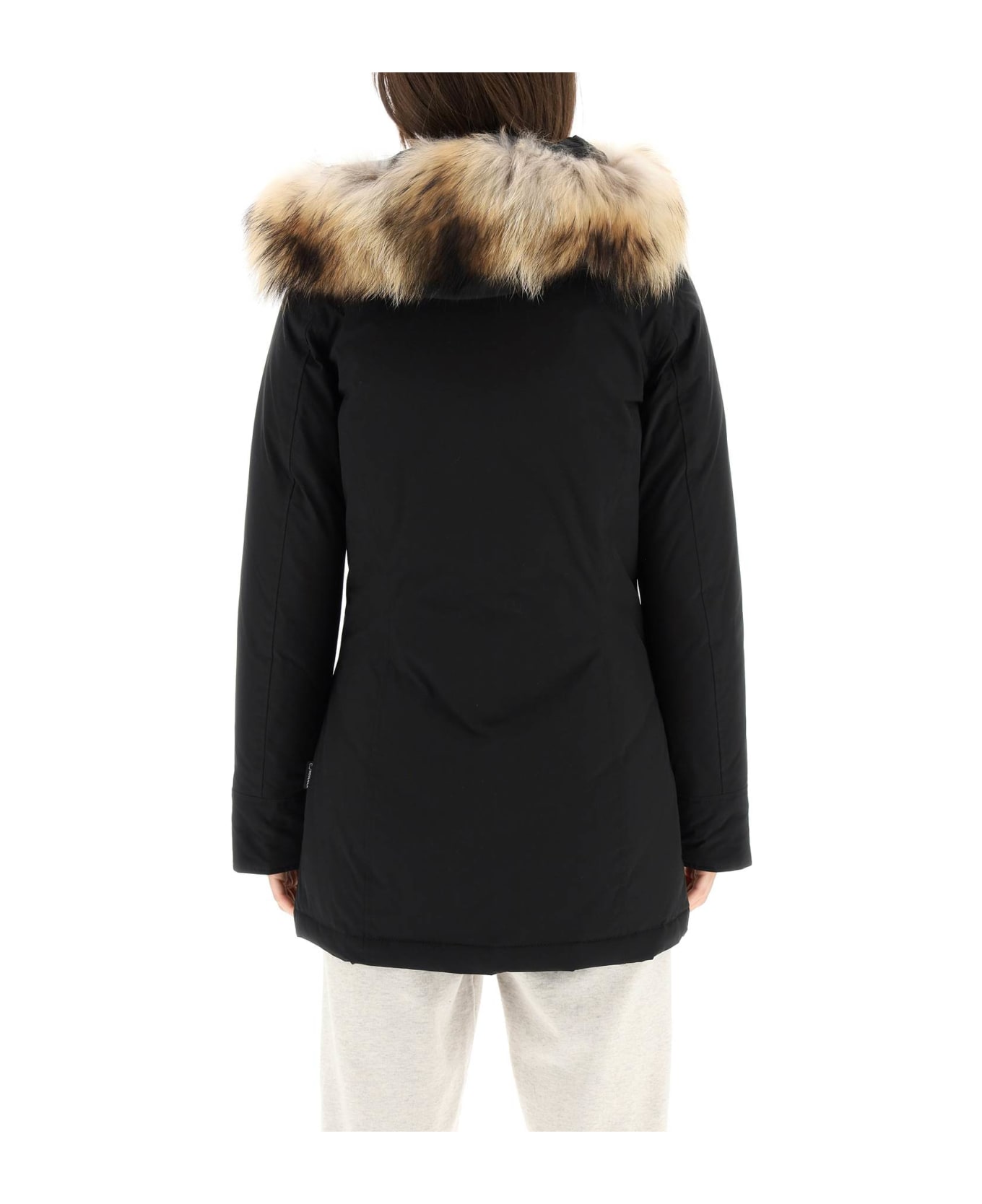 Woolrich Artic Raccoon Parka Jacket - Black コート