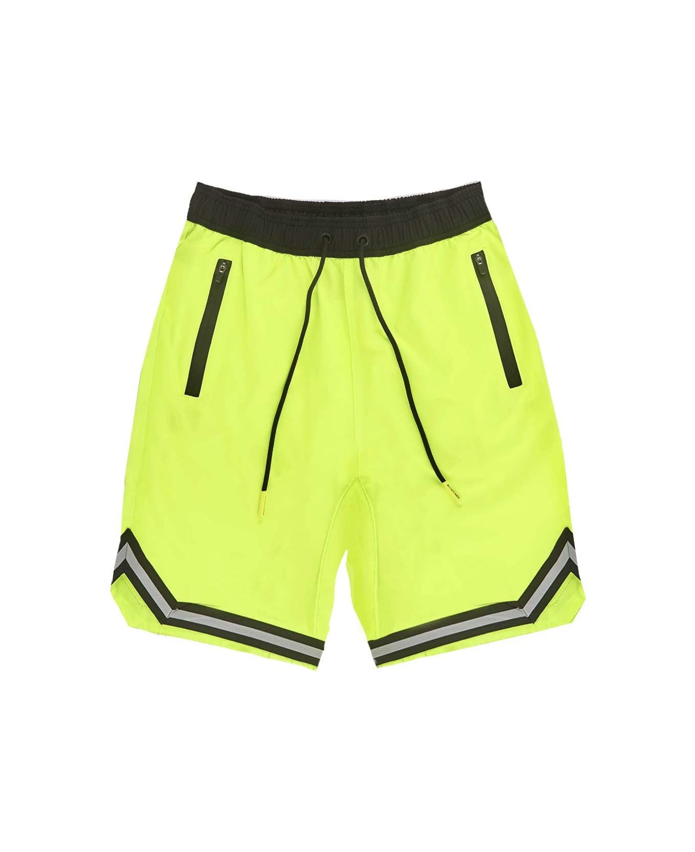 MC2 Saint Barth Fluo Yellow Swim Shorts Surf Style - YELLOW