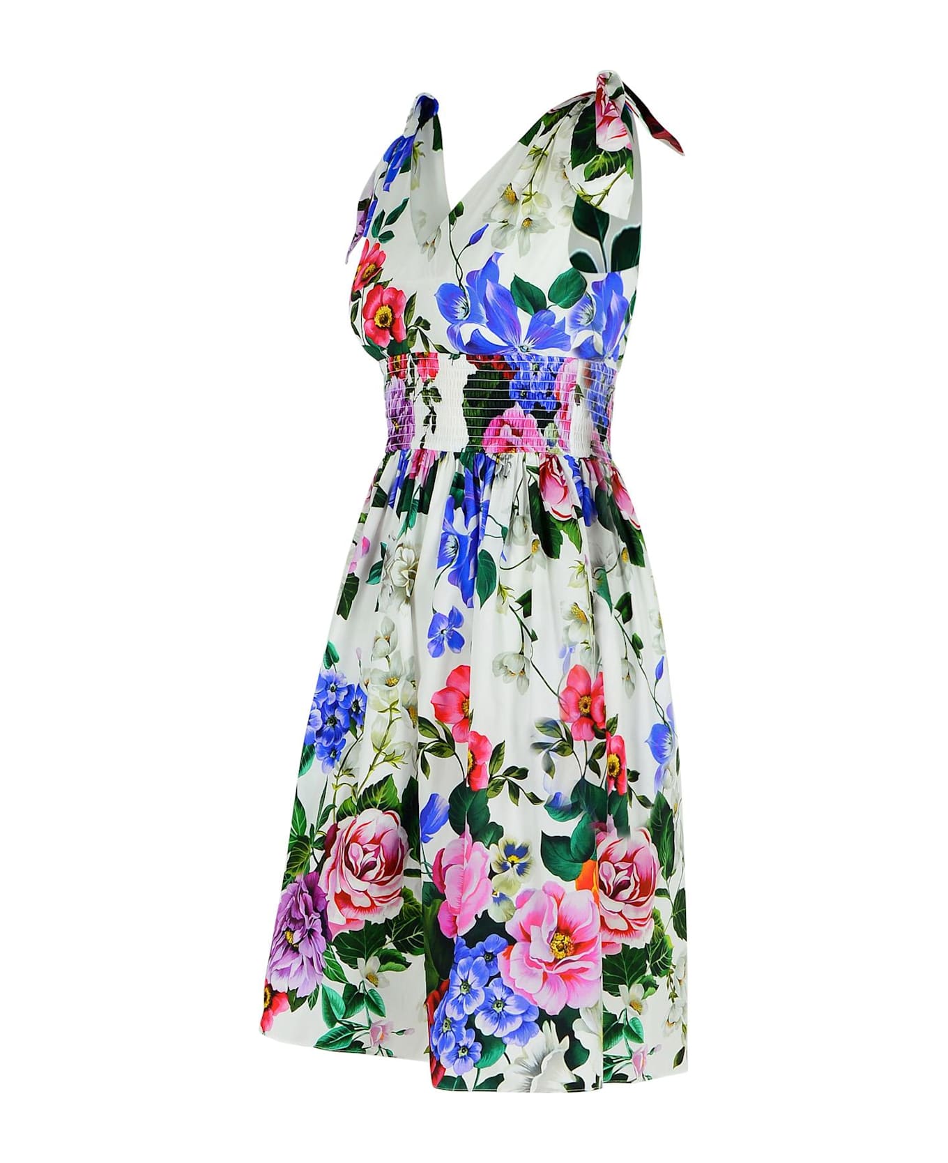 Dolce 
Gabbana Floral Midi Dress - Multicolor