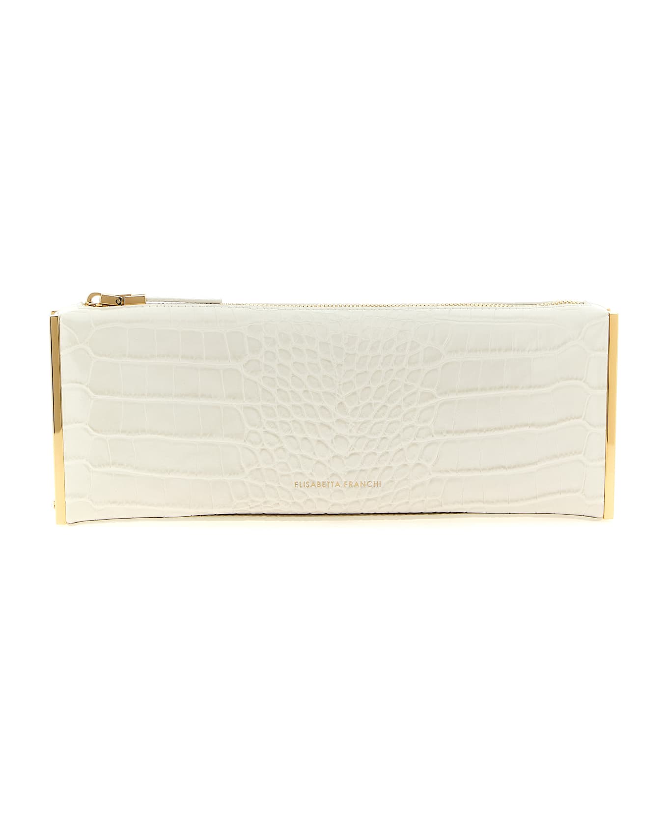 Elisabetta Franchi 
baguette
 Clutch - White