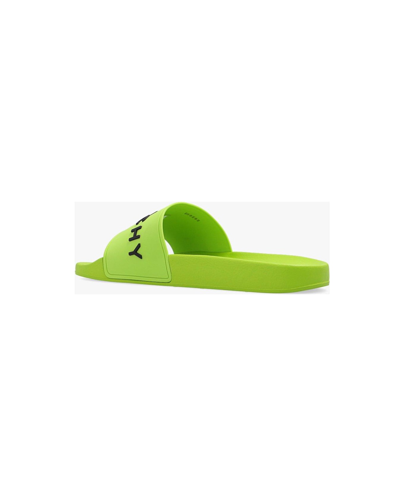 Givenchy Paris Slip-on Slides - Citrus Green