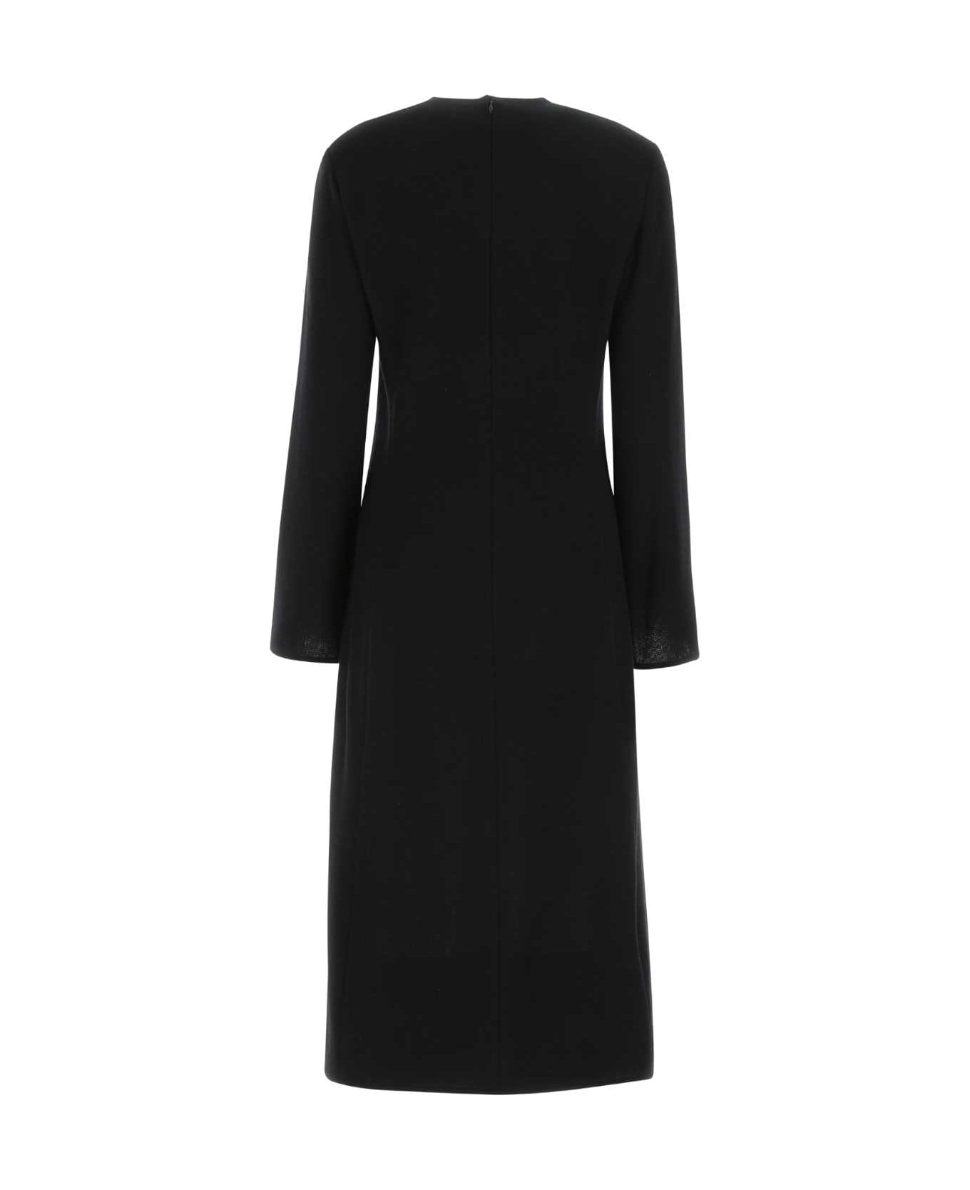 Chloé Black Wool And Cashmere Dress - 001 ワンピース＆ドレス