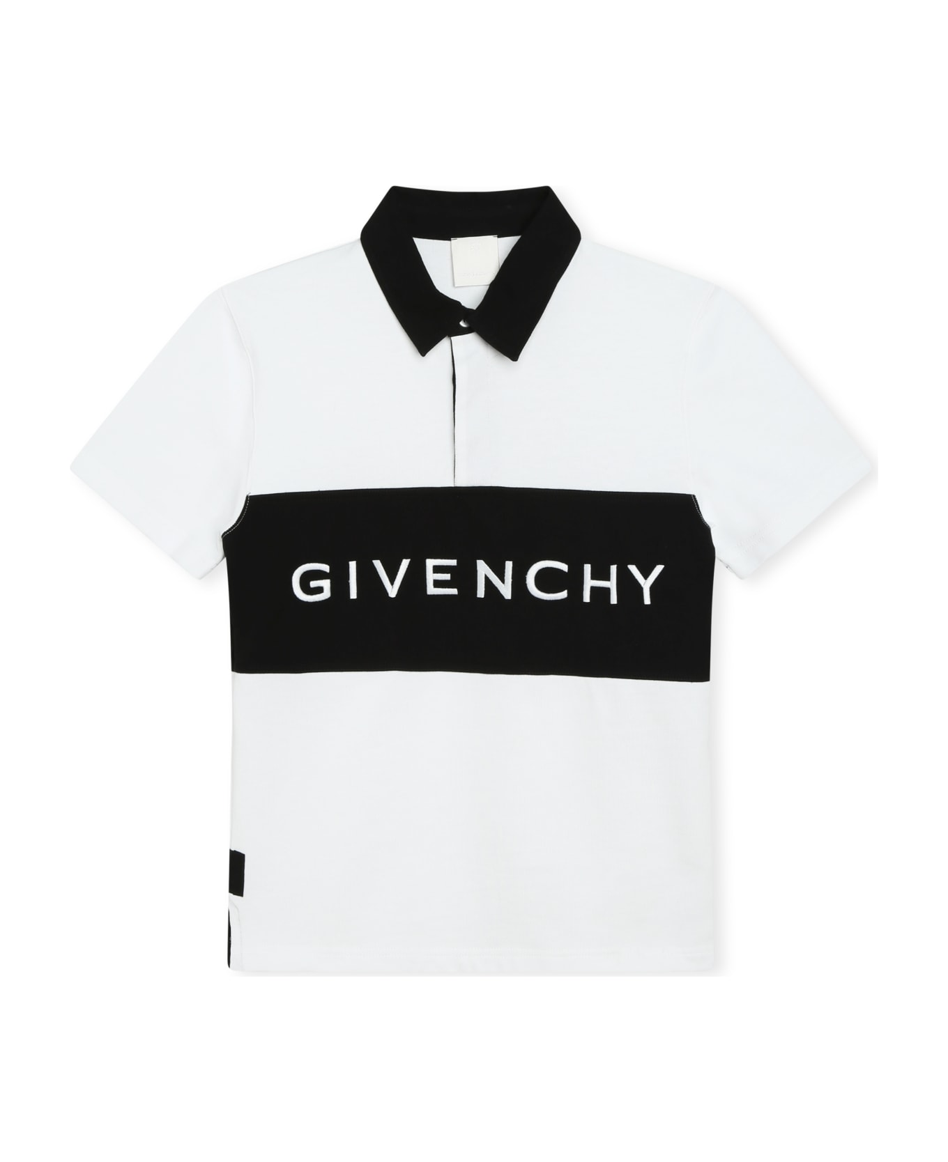 Givenchy Polo Shirt With Embroidery - Bianco