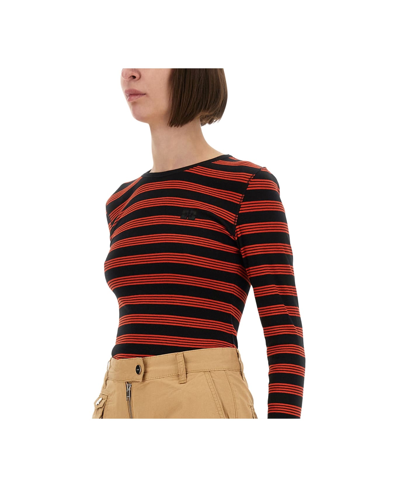Ganni Long-sleeved T-shirt - MULTICOLOUR