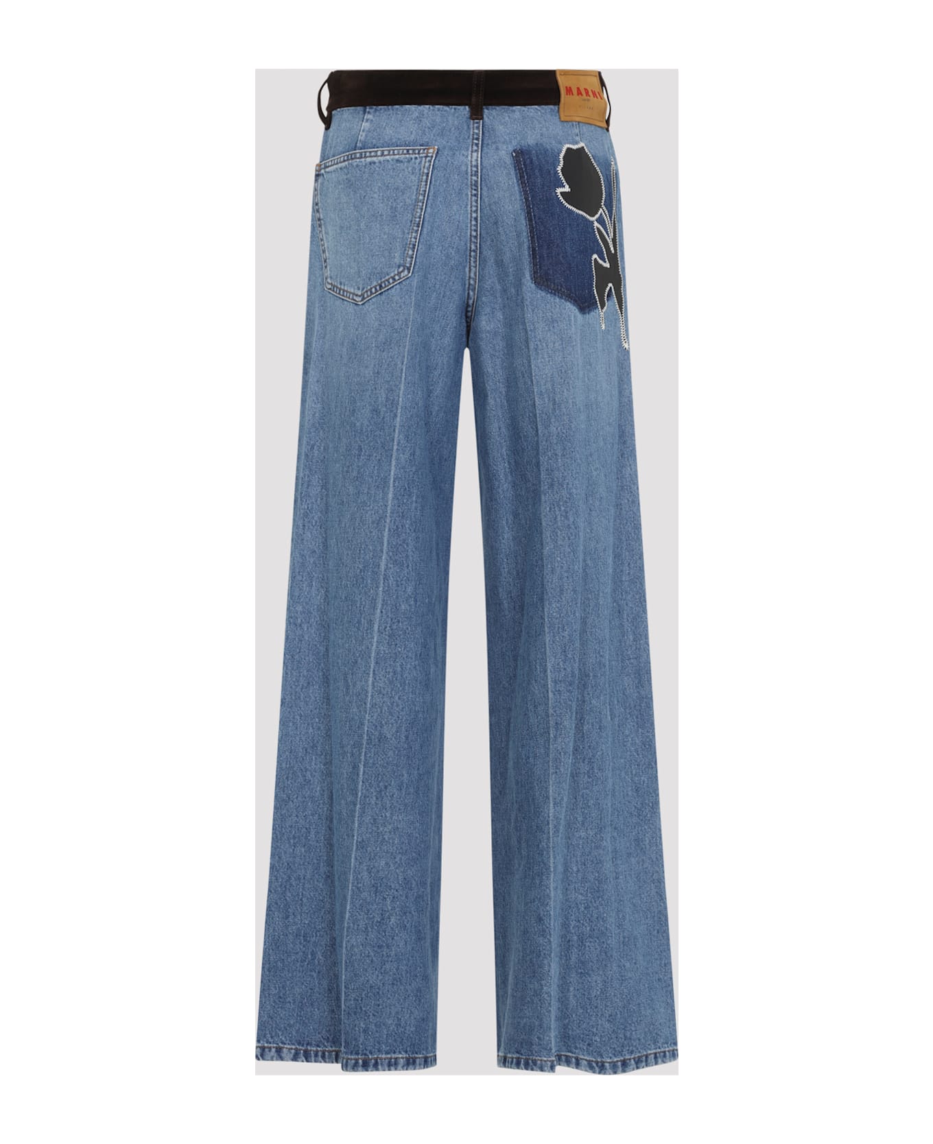 Marni Washed Bull Denim 5-pocket Jeans - Deep Blue