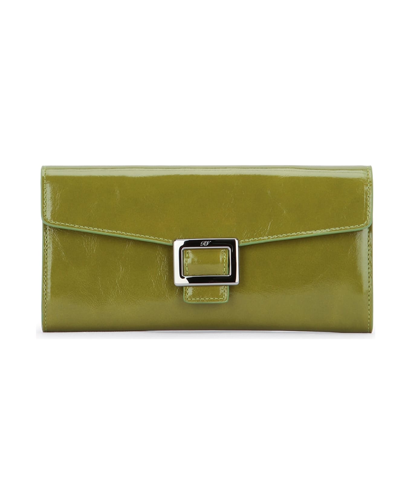 Roger Vivier Belle Vivier Wallet Chain - CALLAGREENV221LEAFGREENV428