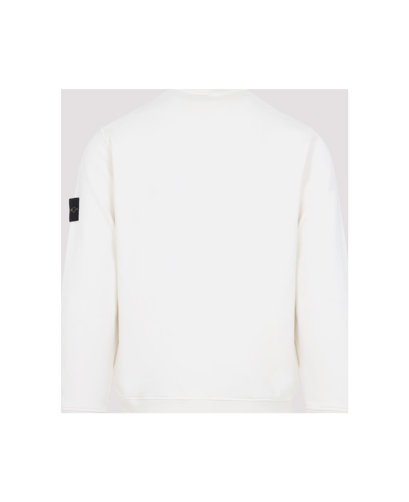 Stone Island Cotton Sweatshirt - Ivory