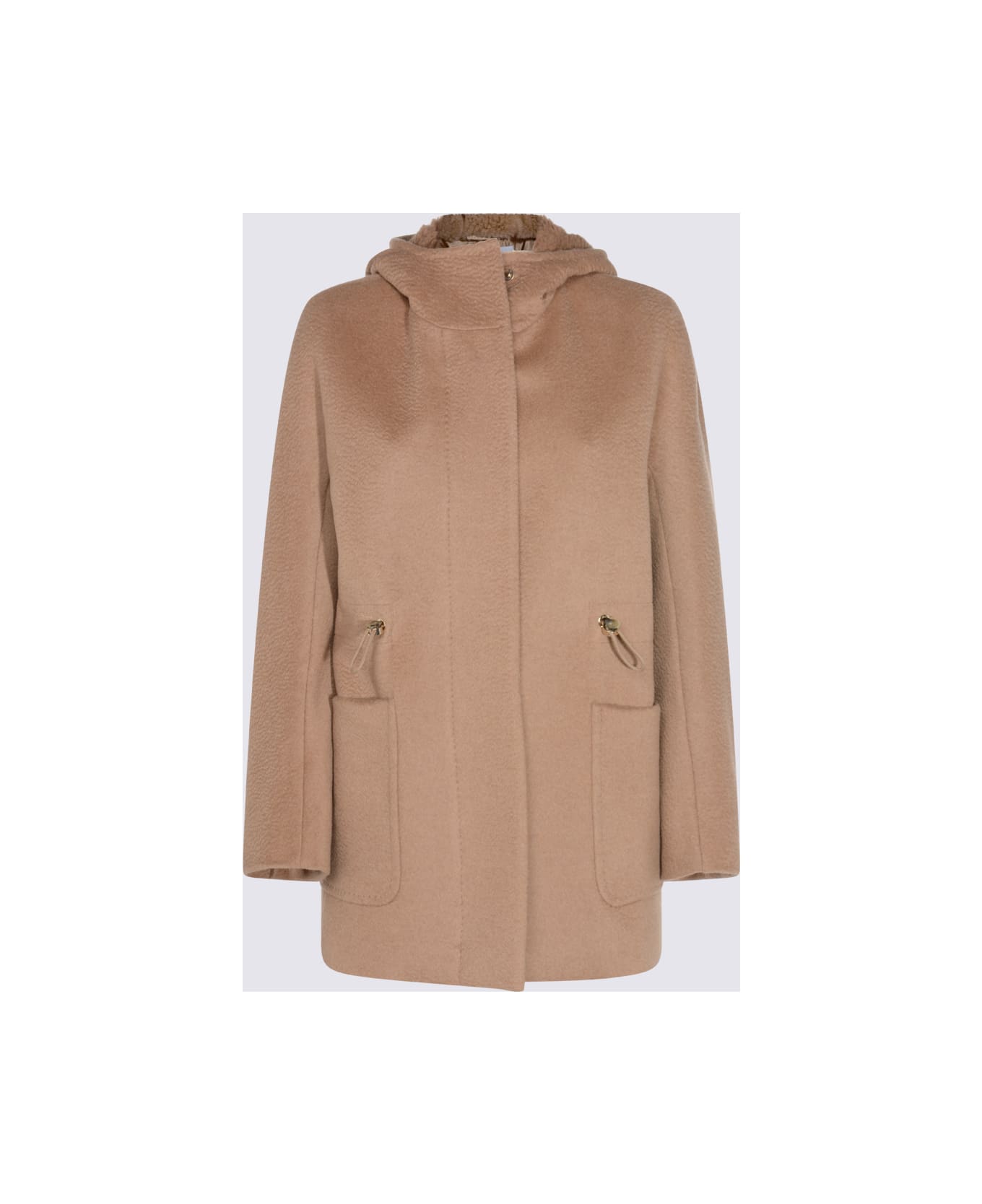 Max Mara Camel Wool Giuda Coat - Camel