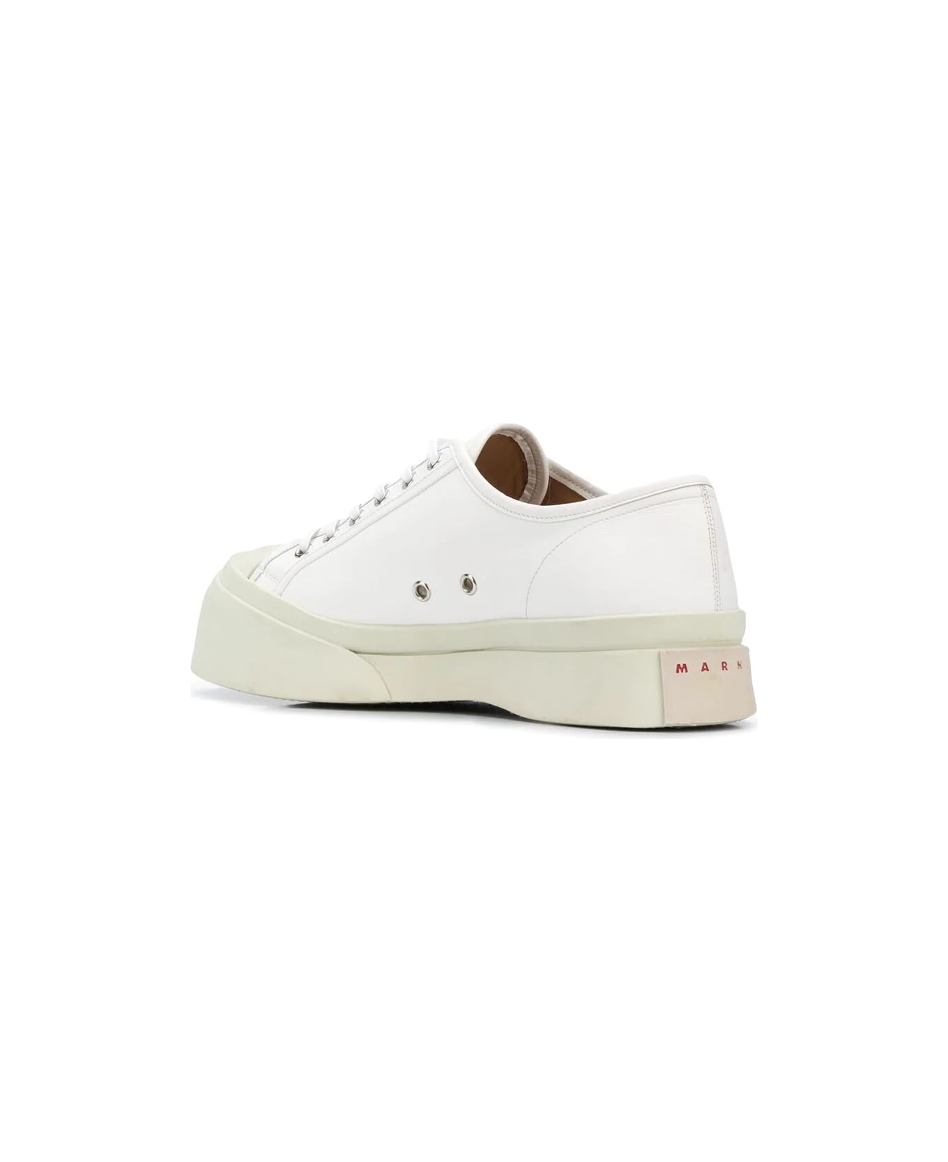 Marni Lace Up Sneakers - Lily White