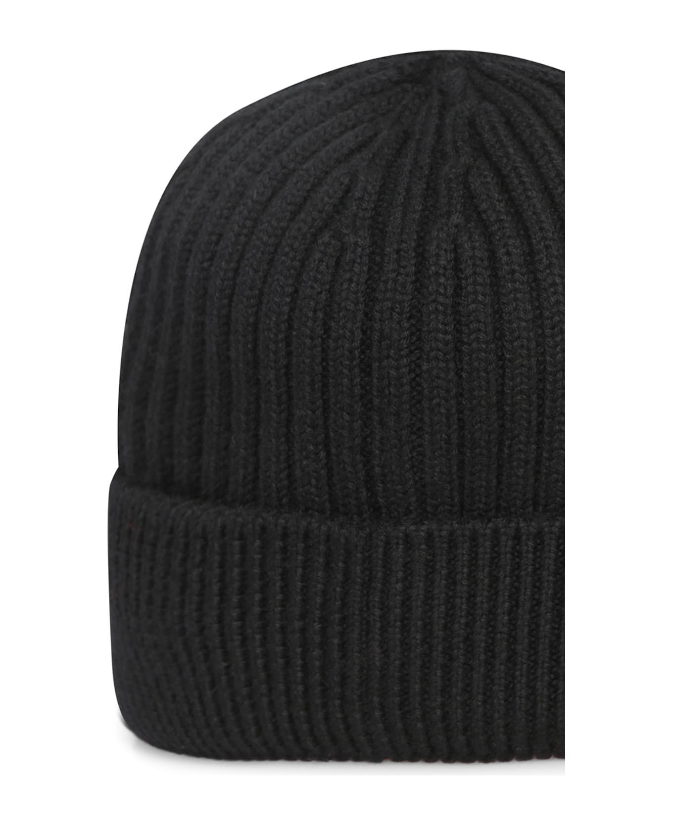 Moncler Grenoble Logo Embroidered Knit Beanie - 999