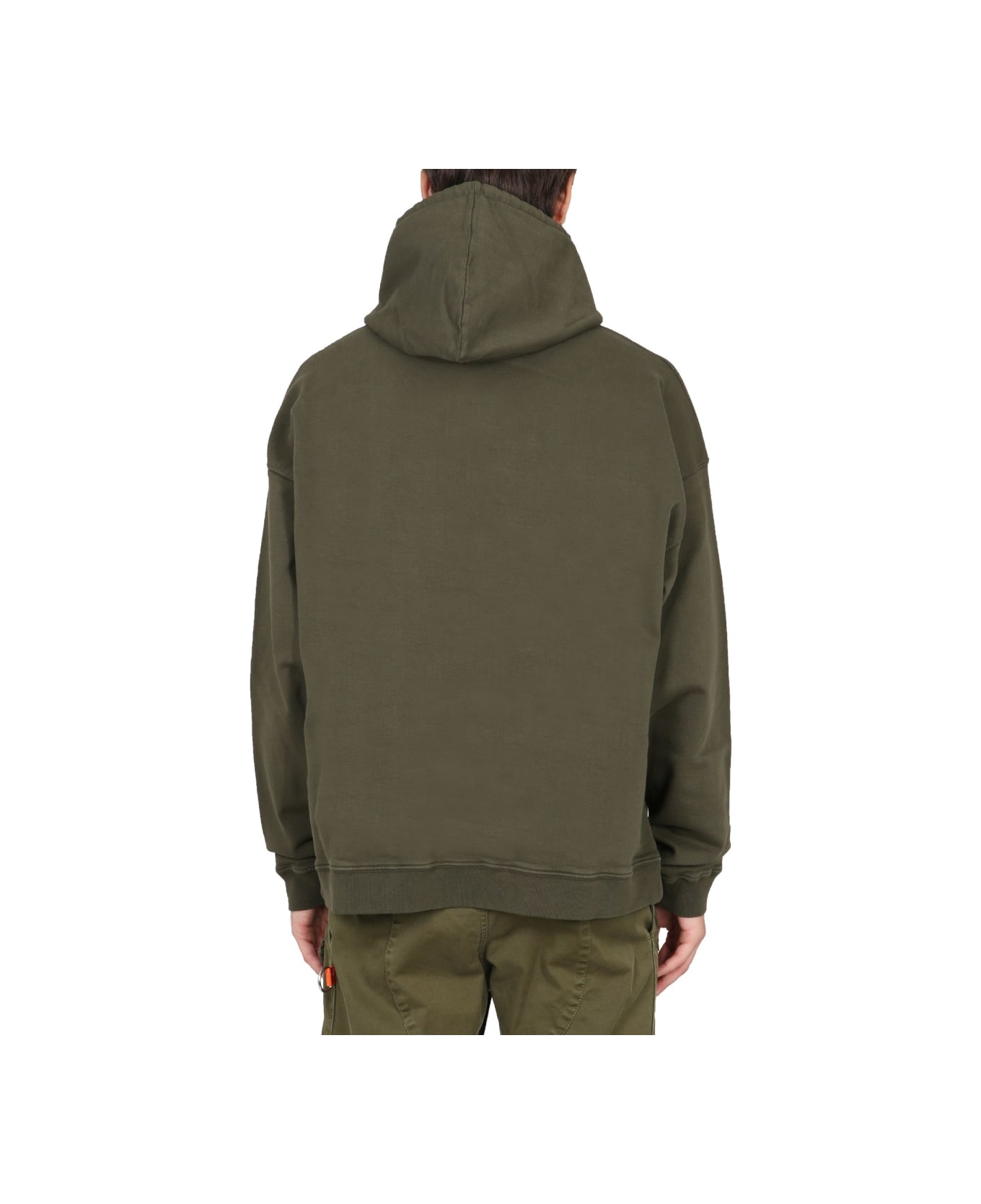 Dsquared2 Sweatshirt With Mini Logo - MILITARY GREEN