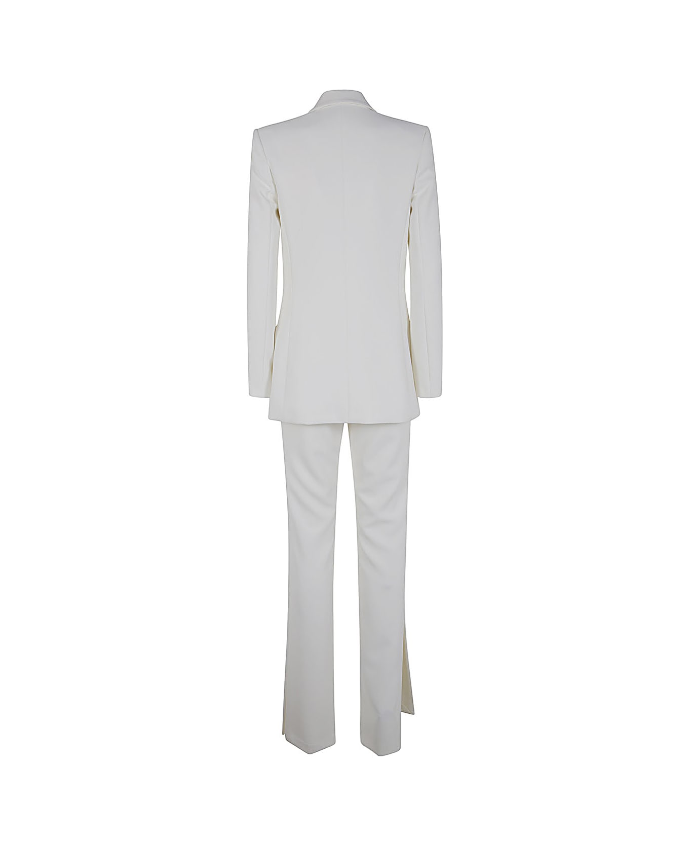 Elisabetta Franchi Jacket+trousers - Ivory