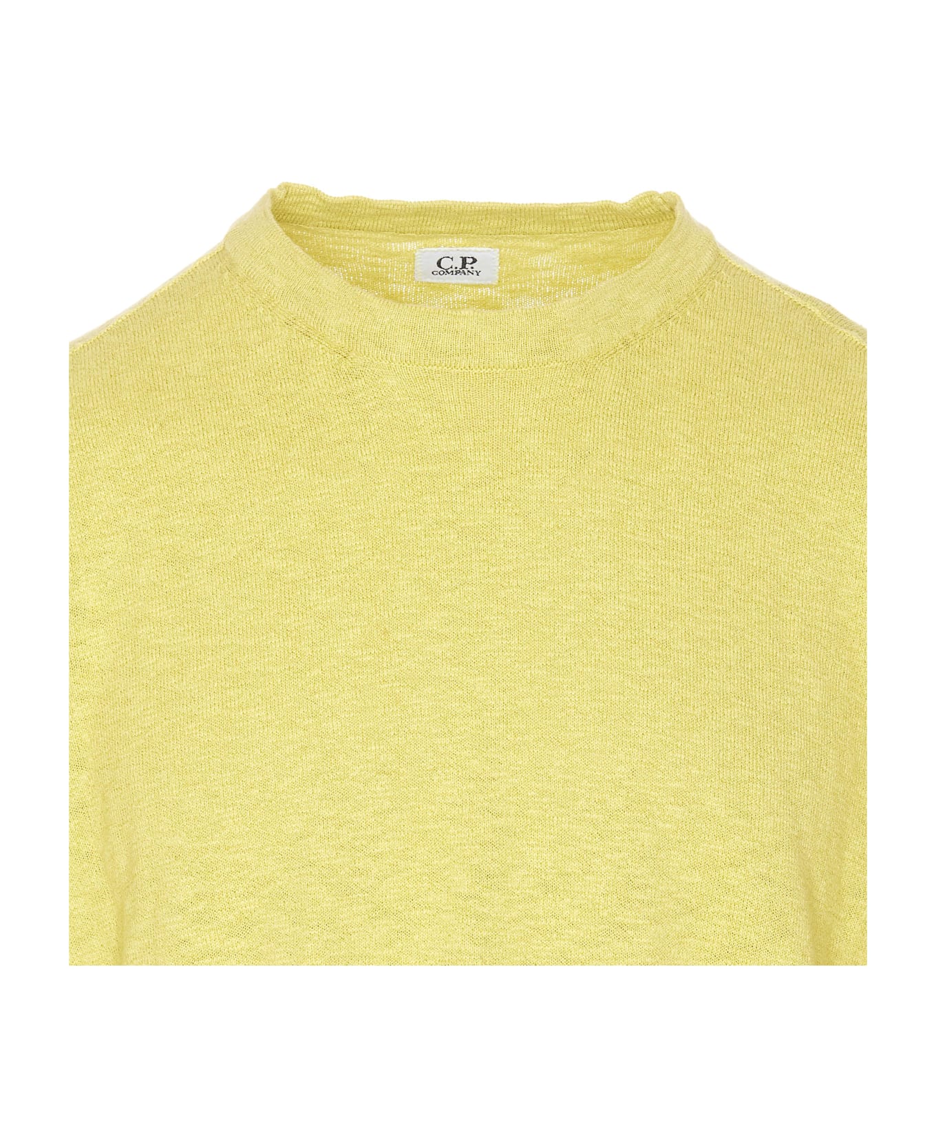 C.P. Company Logo Sweater - Yellow
