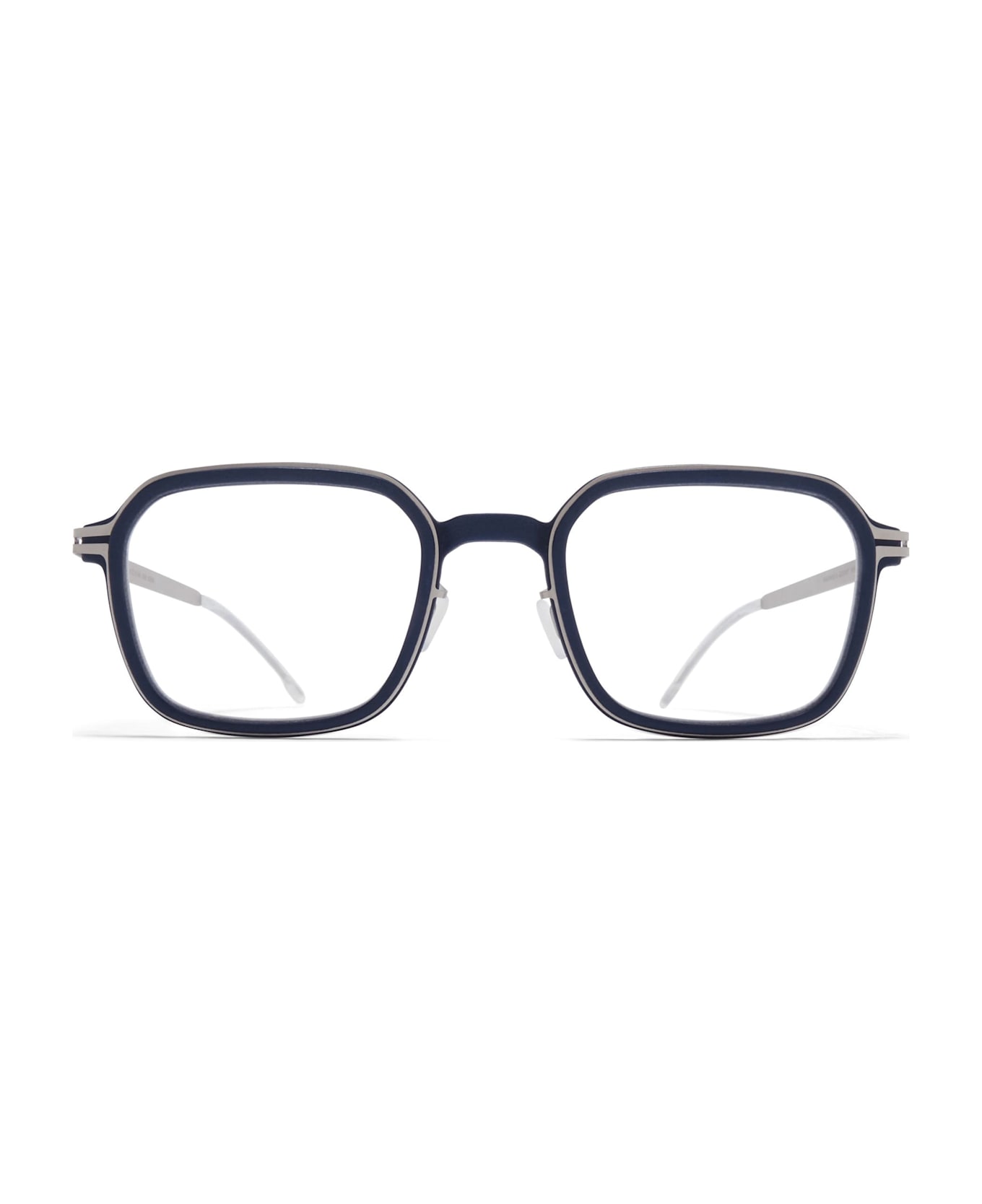 Mykita Rowan - Indigo / Matte Silver Rx Glasses - blue