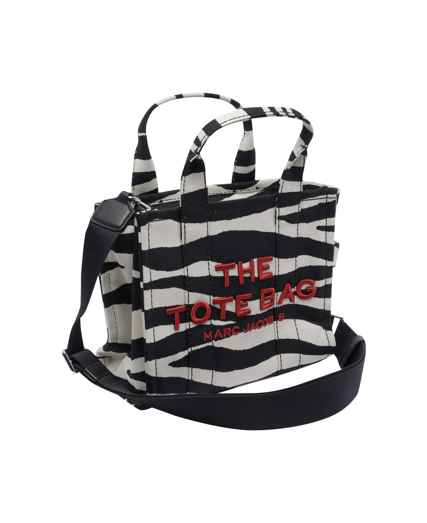 Marc Jacobs The Zebra Small Tote Bag - Nero e Bianco