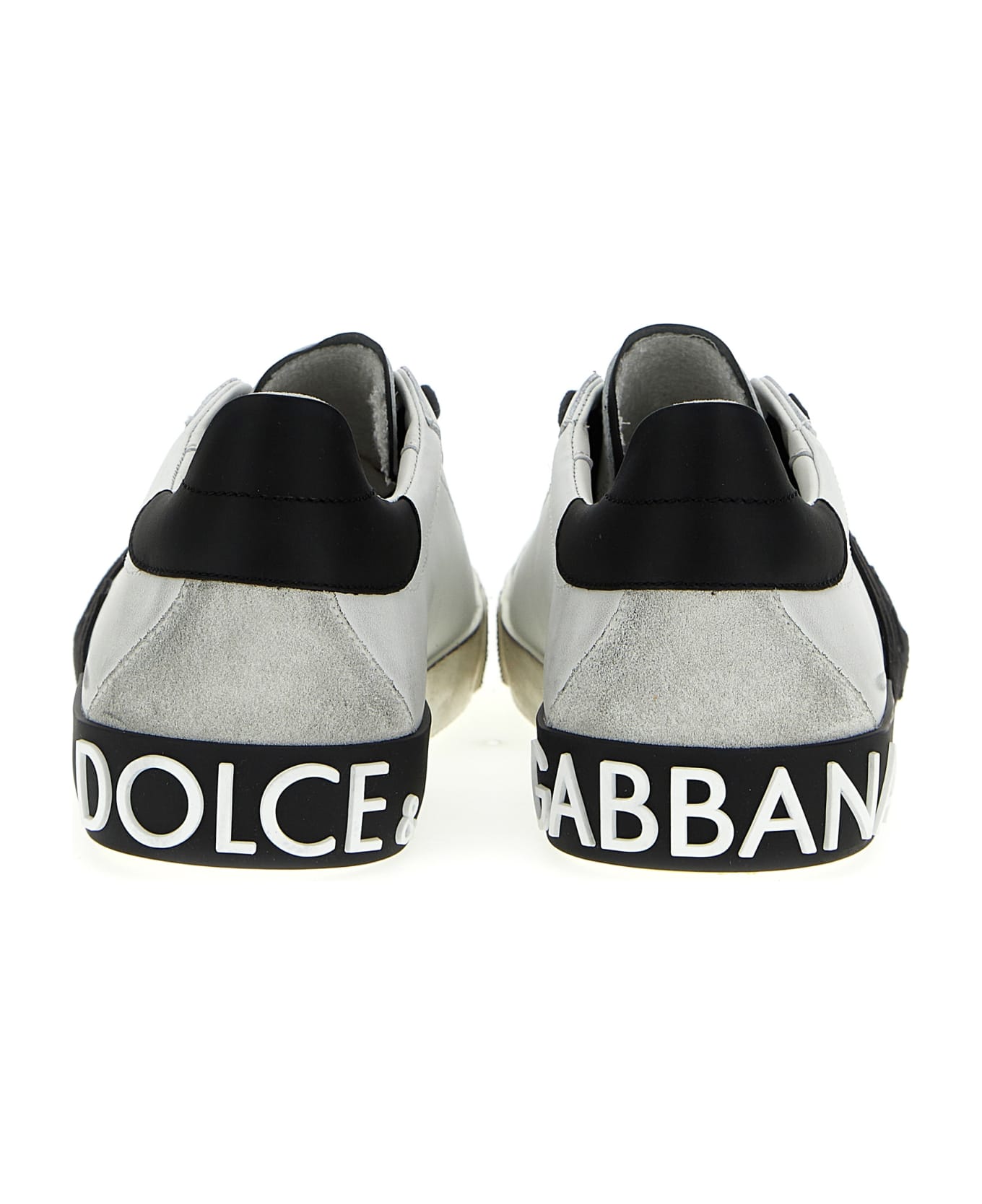 Dolce & Gabbana Portofino Sneakers - White/Black