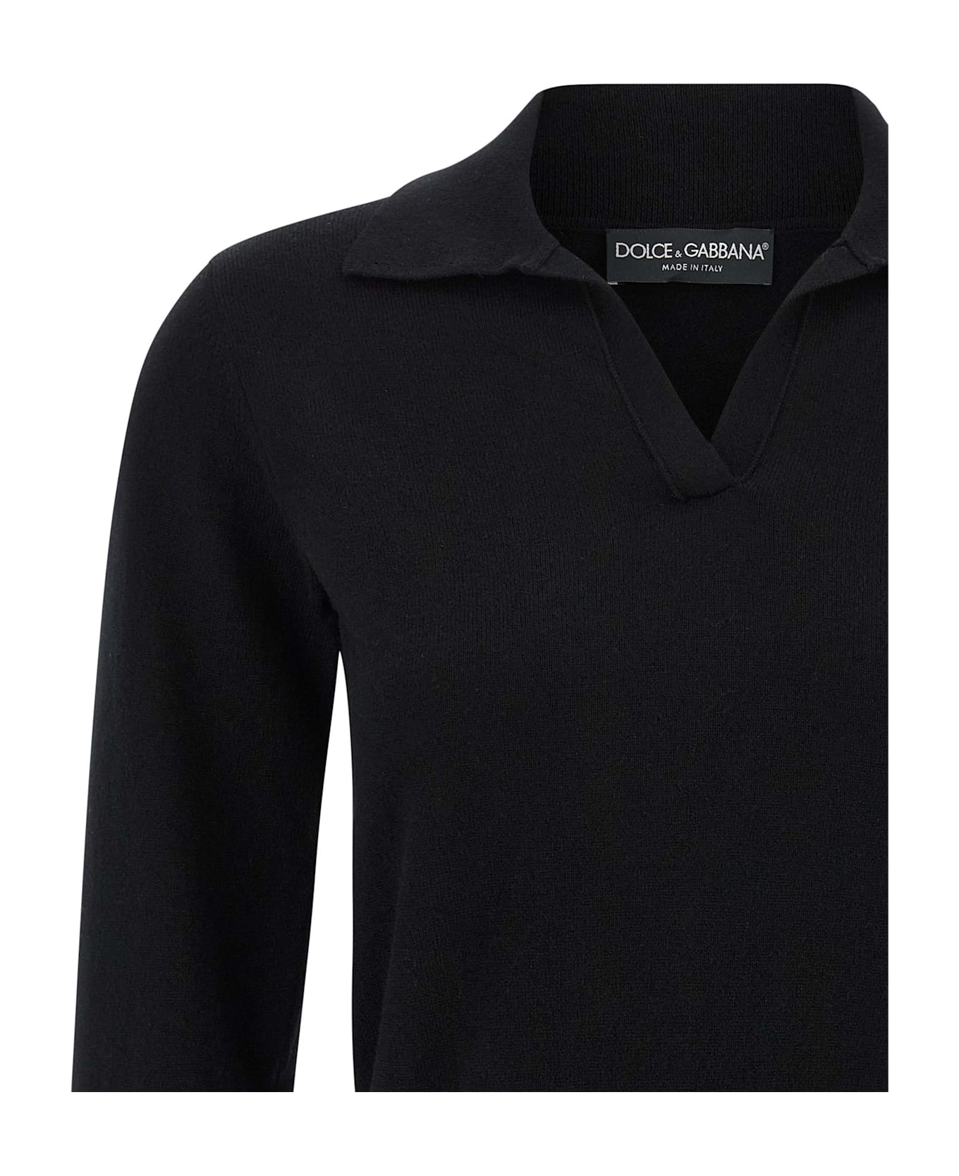 Dolce 
Gabbana Polo Jersey - Black  