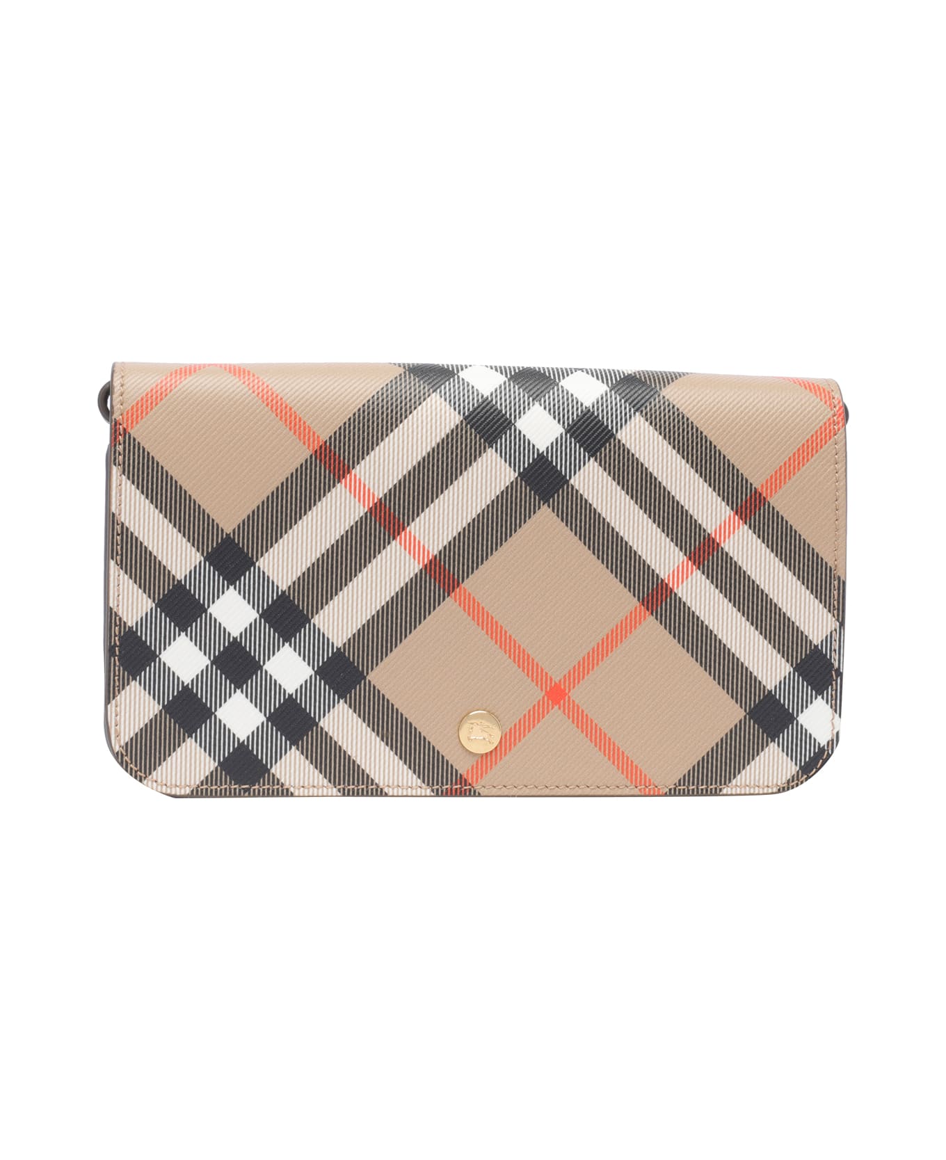 Burberry Check Chain Wallet | italist