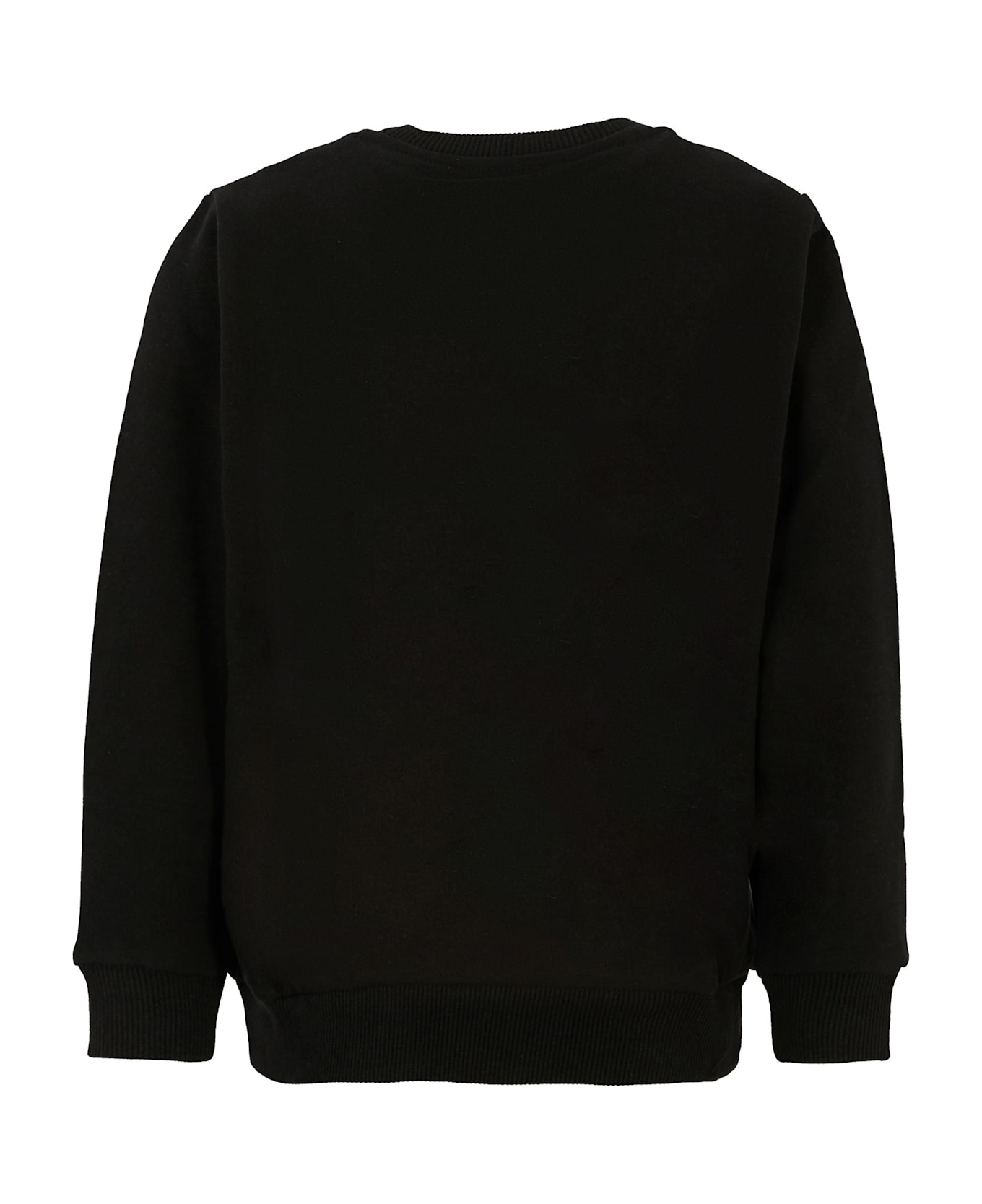 Diesel Black Sweatshirt For Girl With Heart - Black