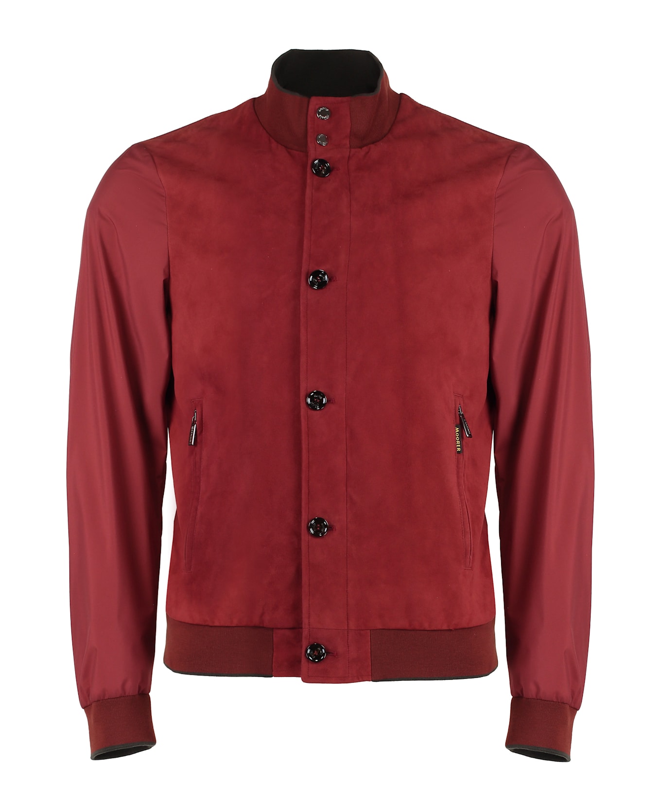 Moorer Mezzano Bomber Jacket - red