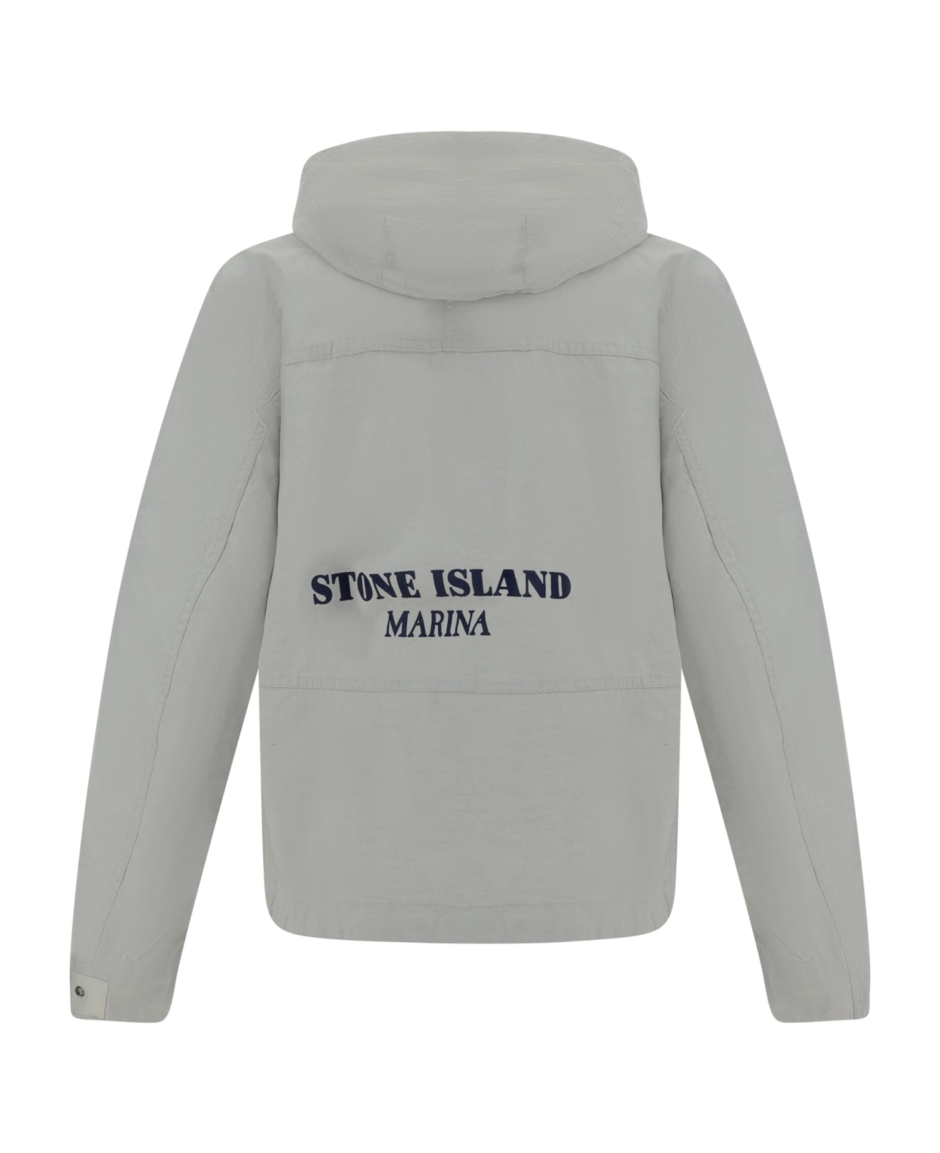 Stone Island Windbreaker Hooded Jacket - Bianco