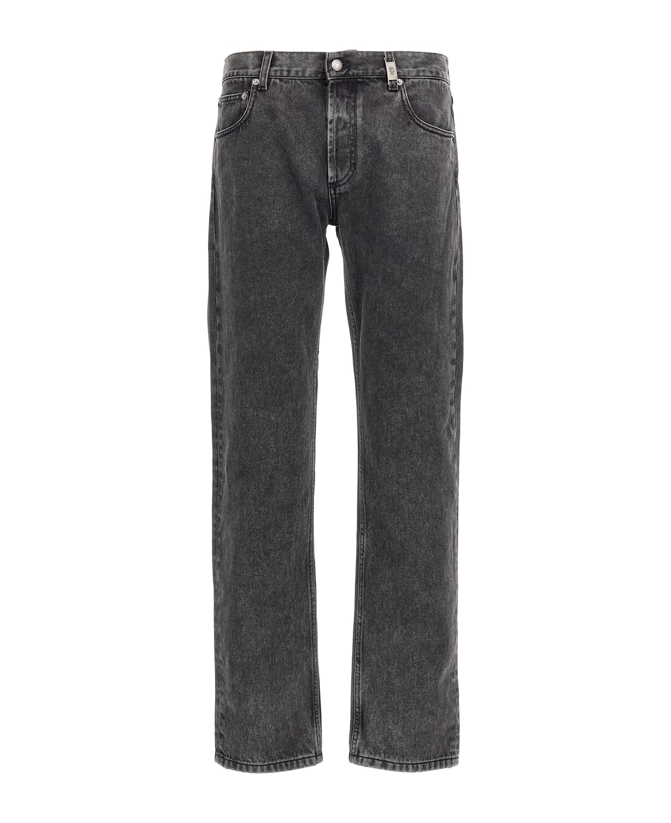 Alexander McQueen Logo Tag Jeans - Black