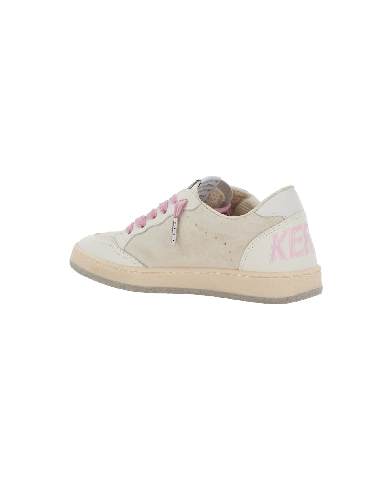 Golden Goose 
superstar
 White Low-top Sneakers With Side Star In Leather Girl - White