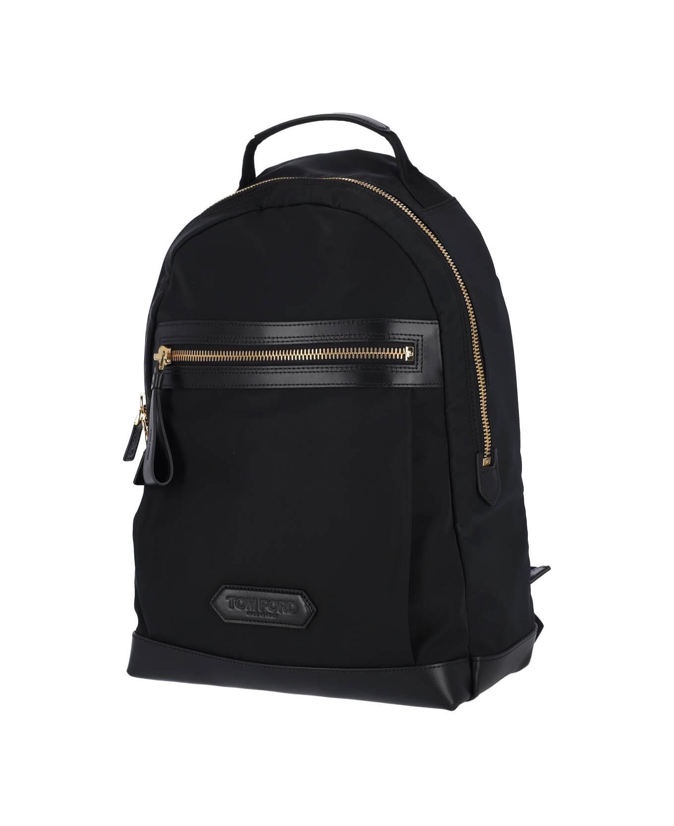 Tom Ford Logo Backpack - Black