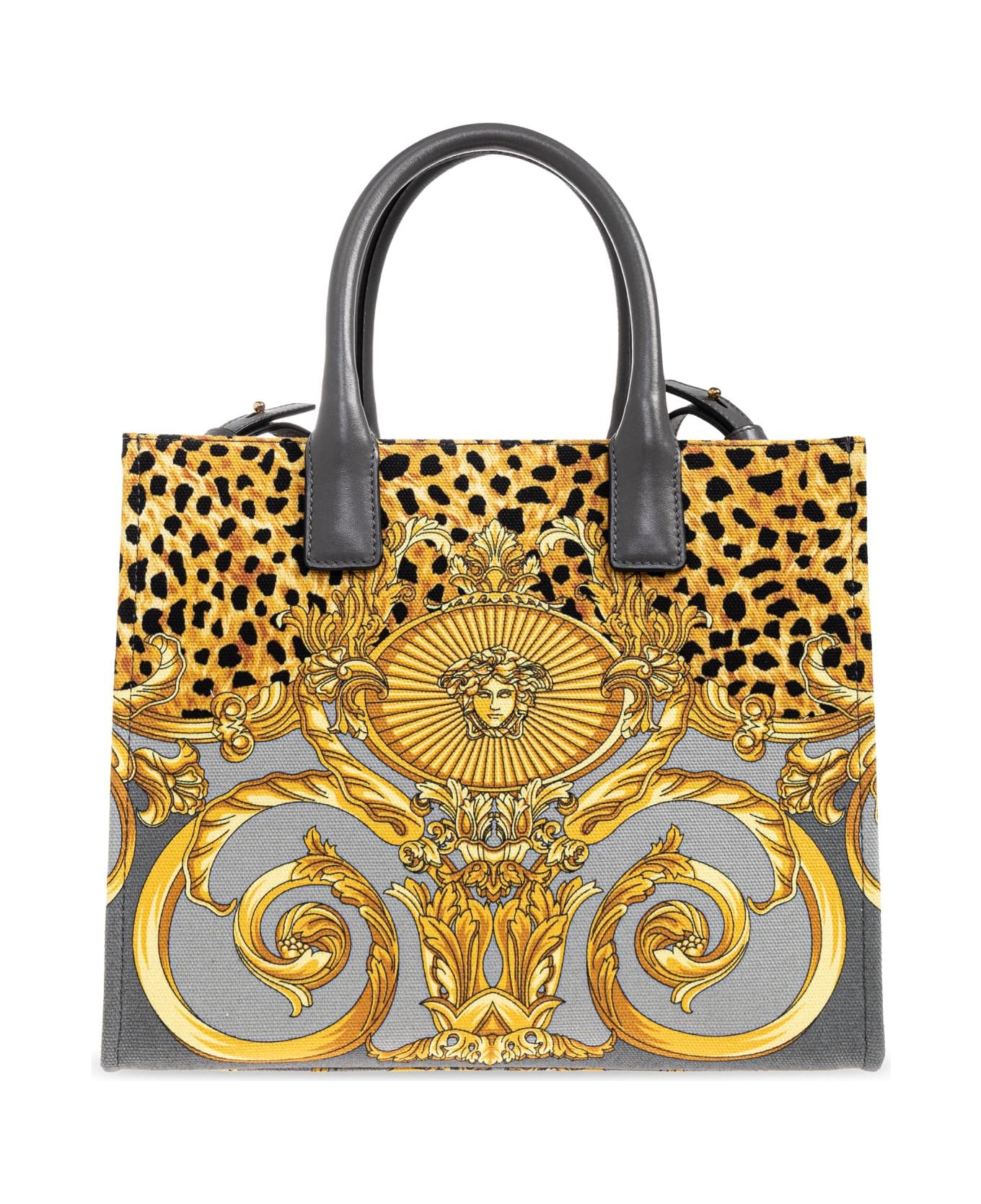 Versace Handbag `la Medusa Small
 - GOLD/GREY