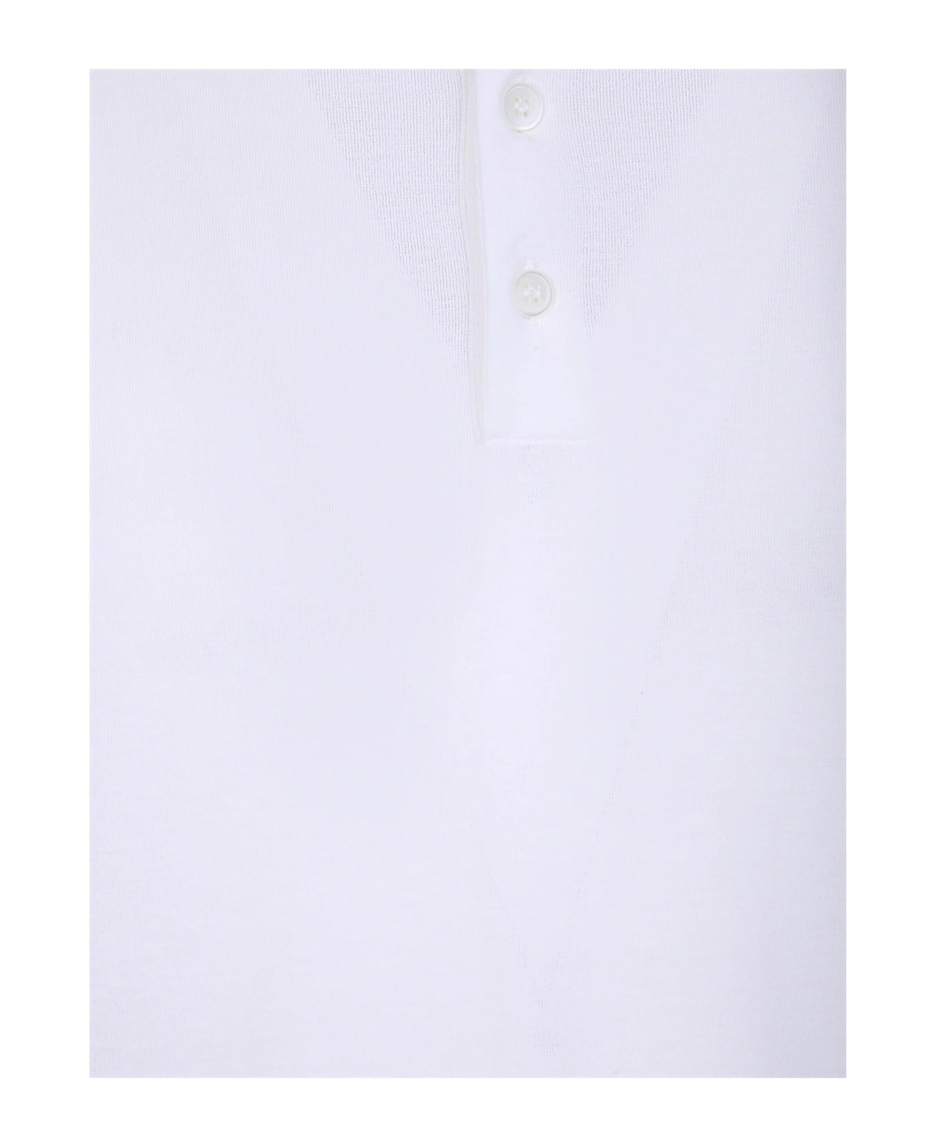 Zanone Polo Ls Ice Cotton - White