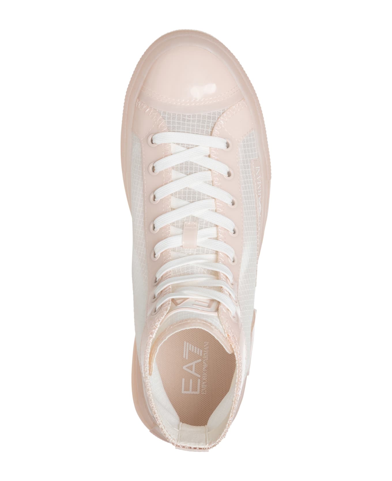 EA7 High-top Sneakers - Whisper Pink - White